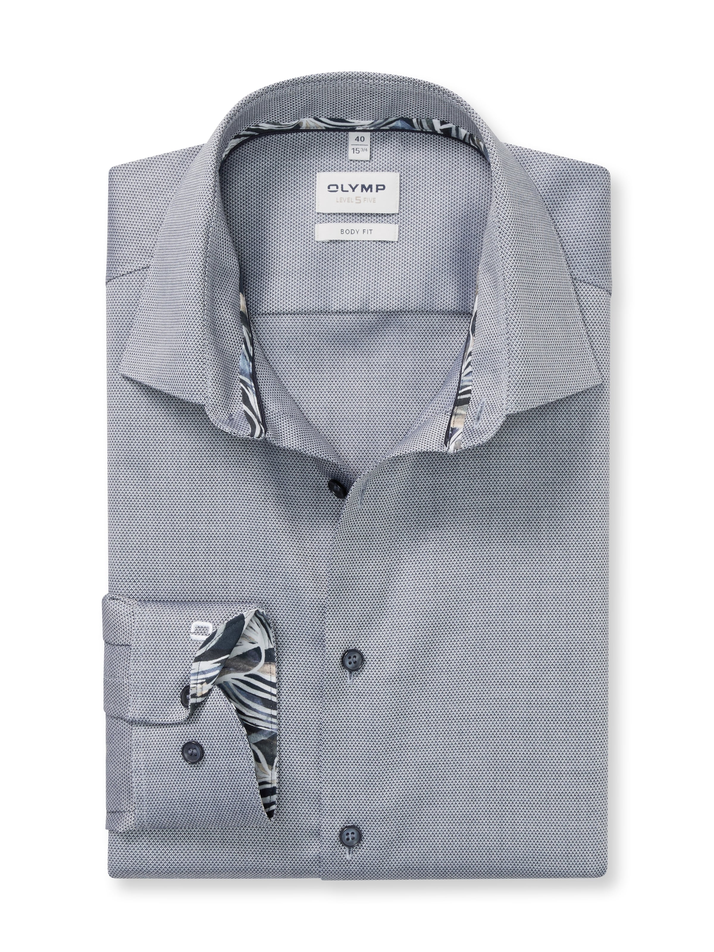 OLYMP Chemise à manches longues »Level Five« extra langer Arm, Businesshemd, body fit