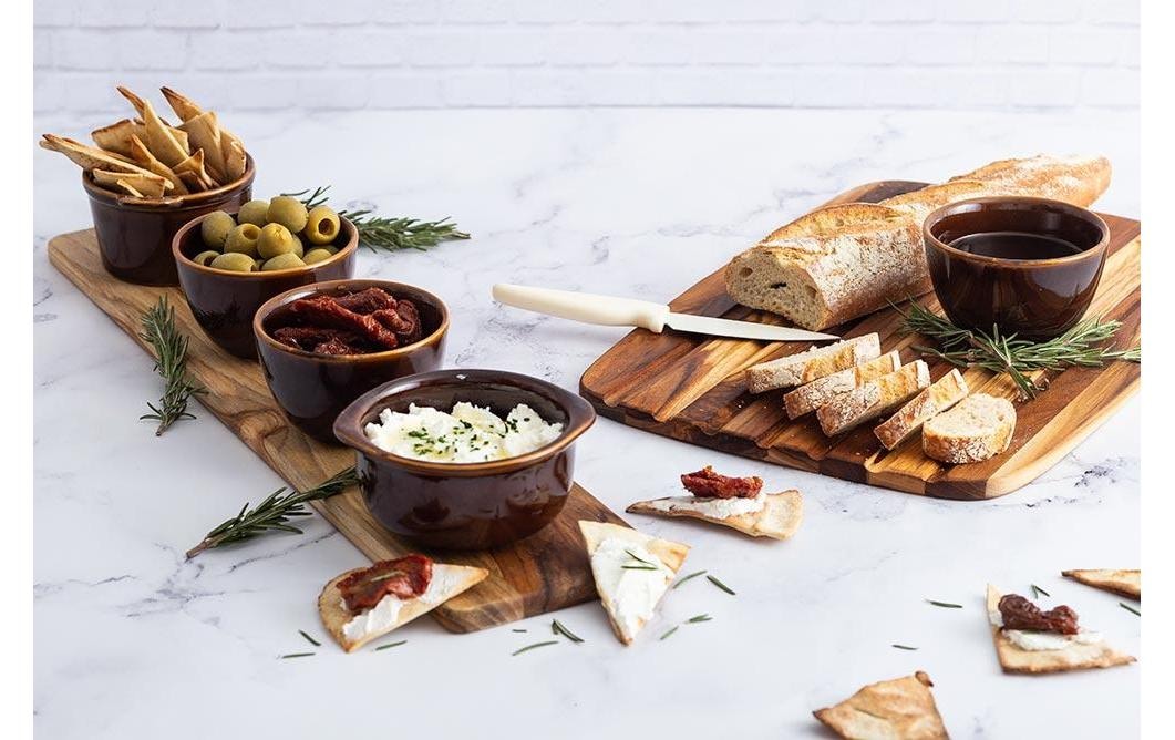   Planche à découper le pain »Teak-Haus 28 cm« Holzart: Teakholz, Holzherkunft: Vietnam