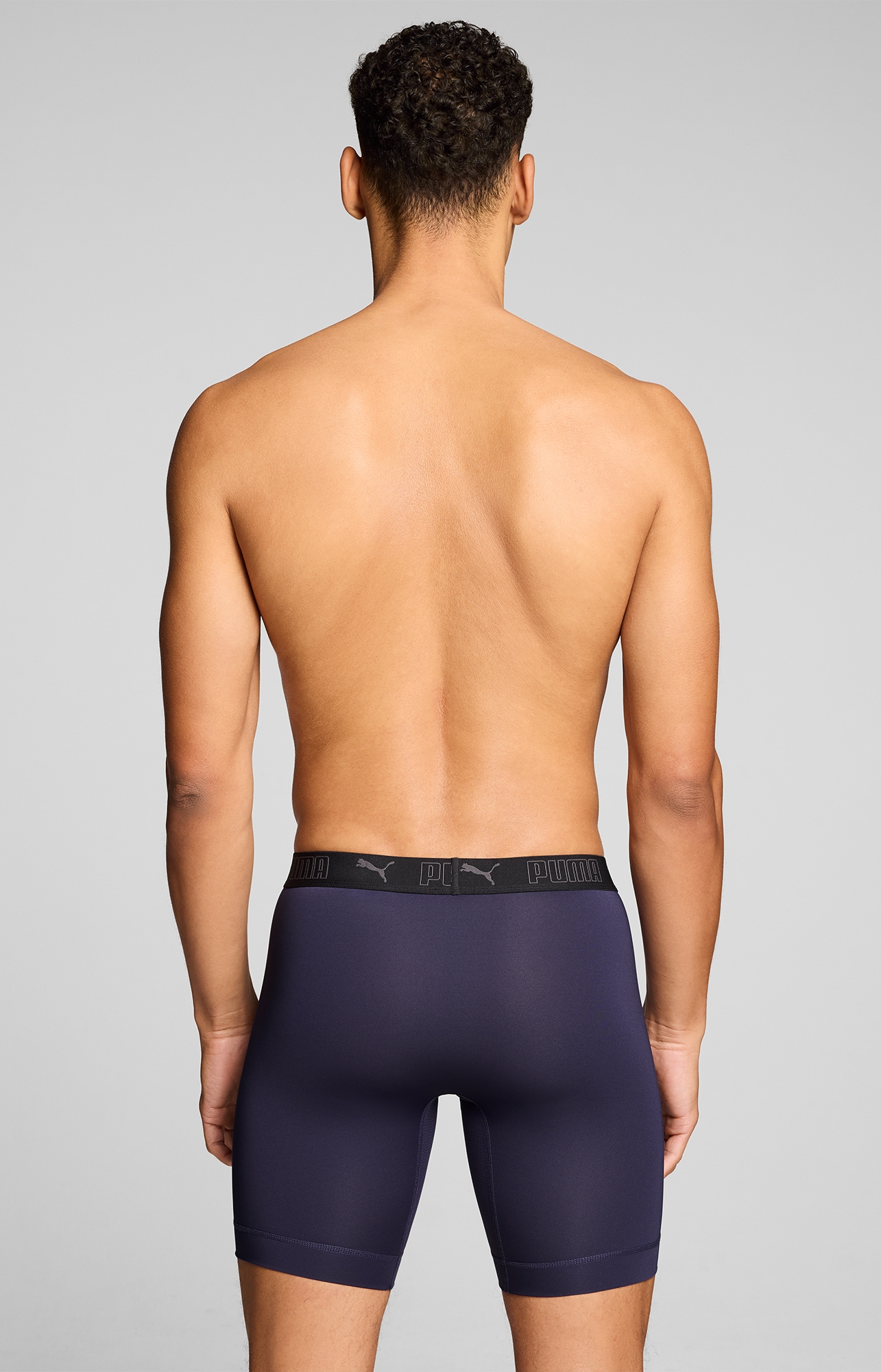 PUMA Boxer long »PUMA MEN SPORT MICROFIBER LONG BOXERS 2P« avec ceinture logo