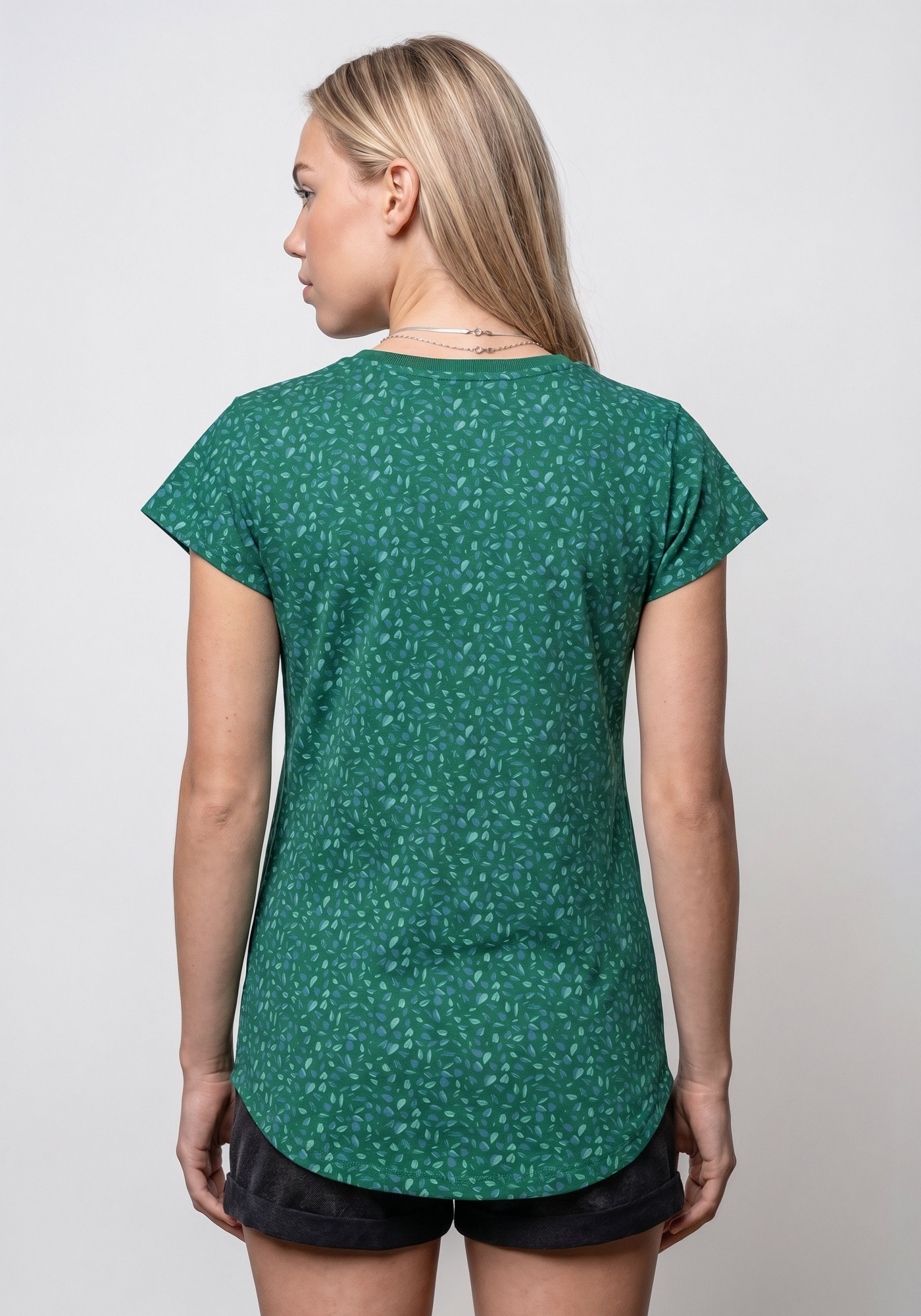 Alife & Kickin Shirt à col rond »FelinaAK B« t-shirt basique à la mode avec encolure ronde, ourlet arrondi et motif intégral