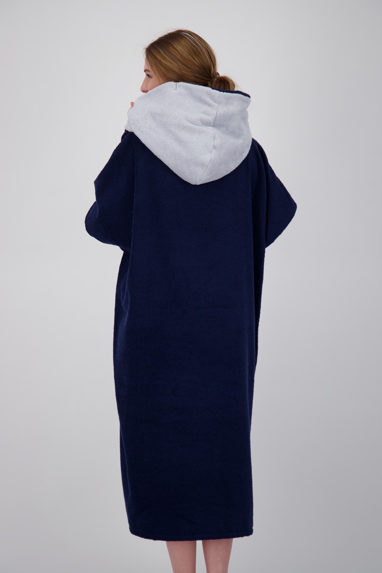 DEPROC Active Poncho »Badeponcho PARLEE BEACH« avec capuche poncho de bain avec grande poche kangourou et poche intérieure