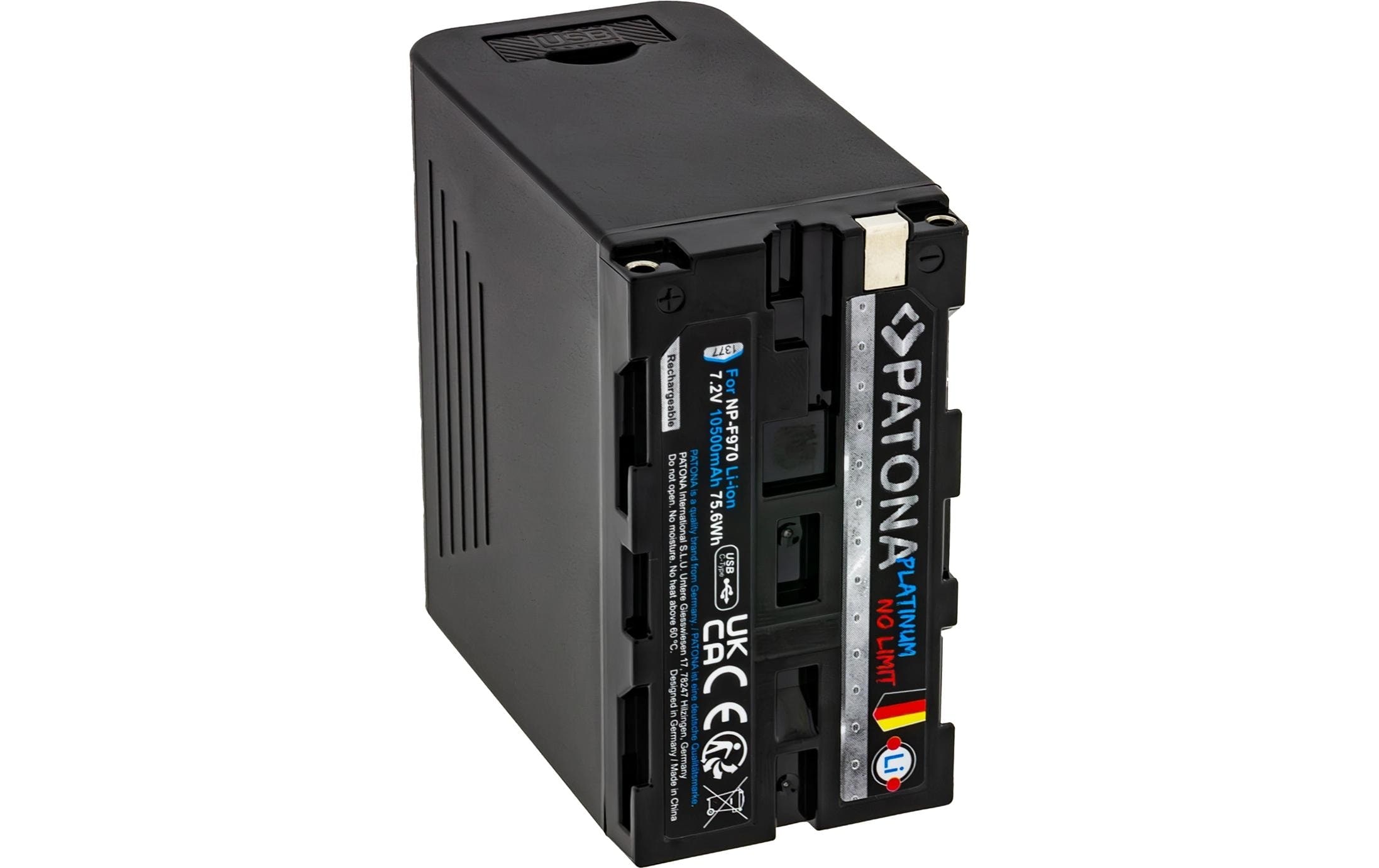   Batterie rechargeable »Patona Sony NP-F970, F960, F950 inkl. Powerbank« 10.500 mAh