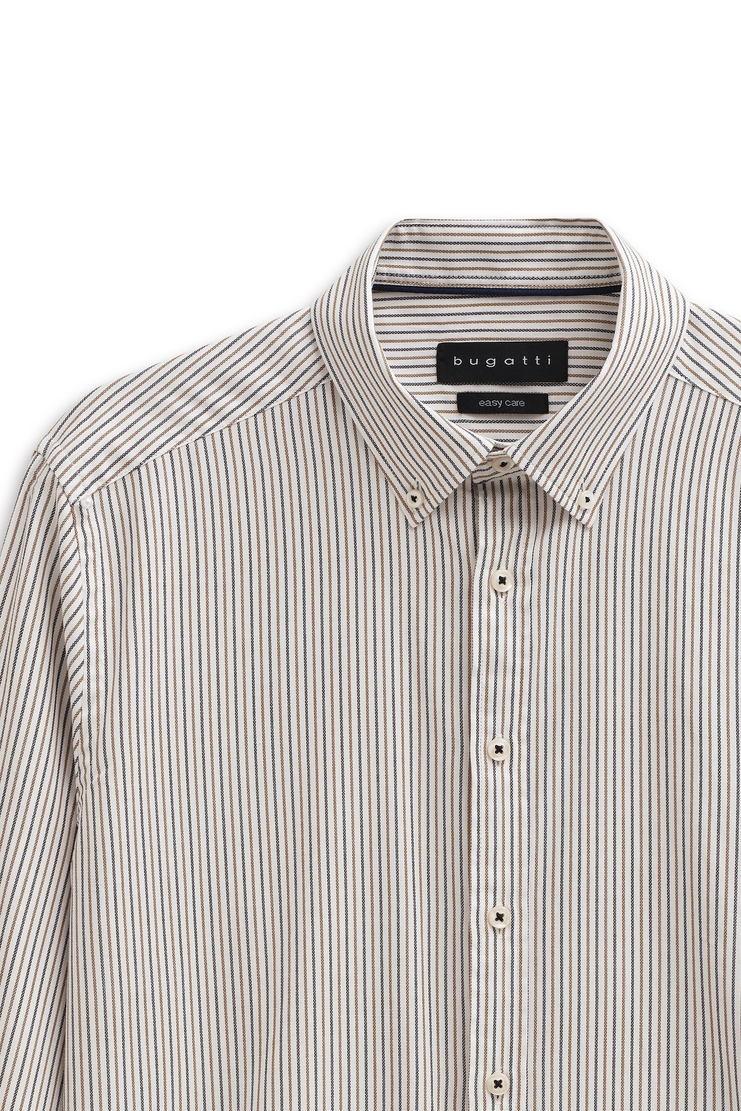 bugatti Chemise à manches longues »Modern Fit« gestreift mit Easy-Care Funktion