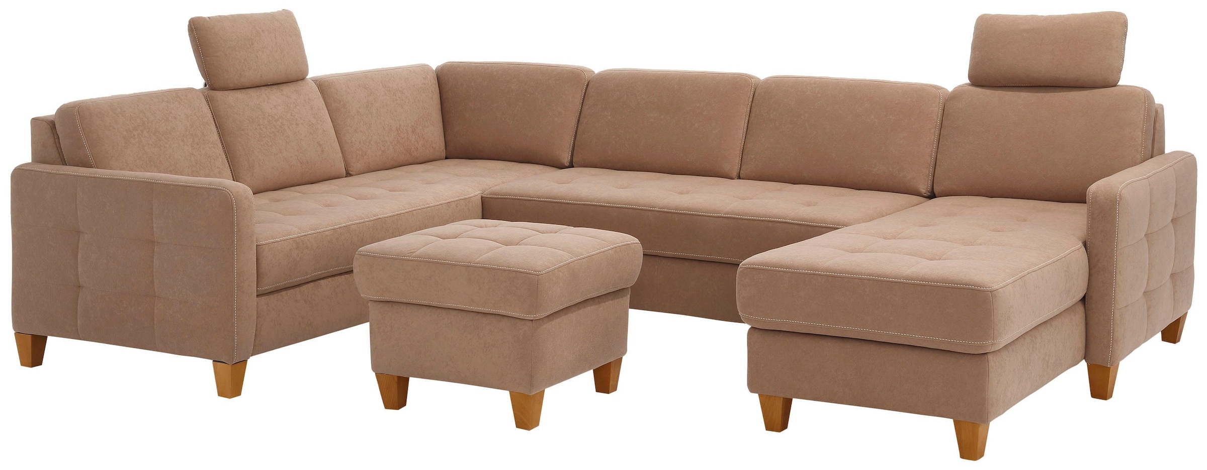 Home affaire Paysage de salon »Earl U-Form« wahlweise auch mit Bettfunktion oder Bettfunktion mit Bettkasten