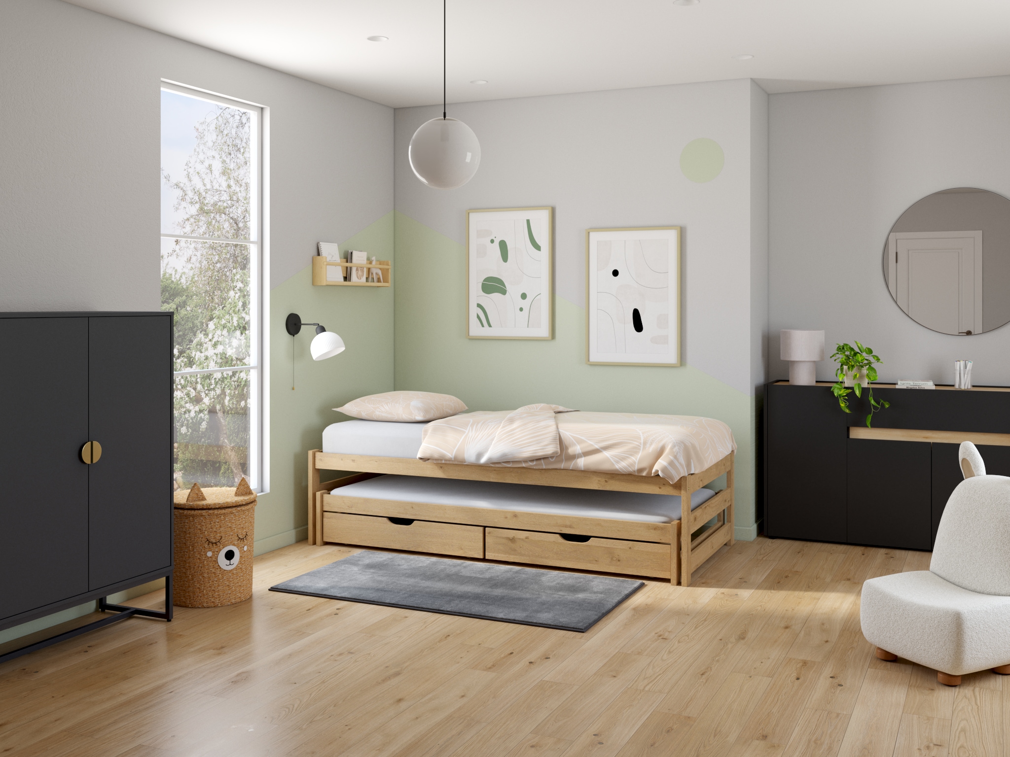 Home affaire Sideboard »City/Giron« Breite ca. 170 cm