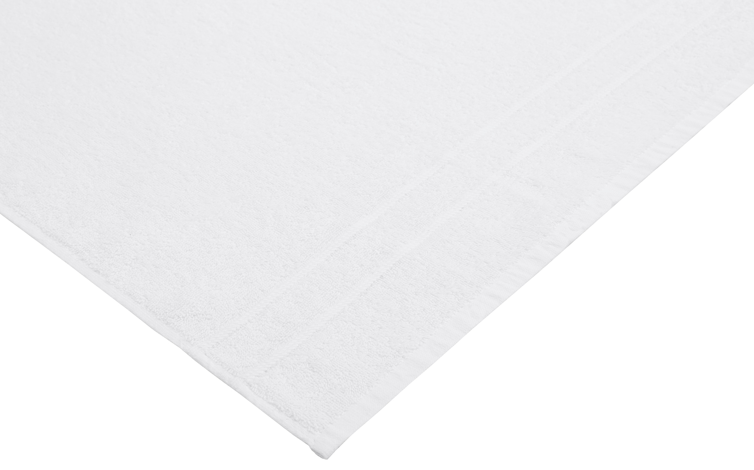 my home Set de serviettes »Inga, 8 tlg. Handtuch-Set 50x100cm« Handtücher mit feiner Bordüre, 100% Baumwolle, einfarbig, weich