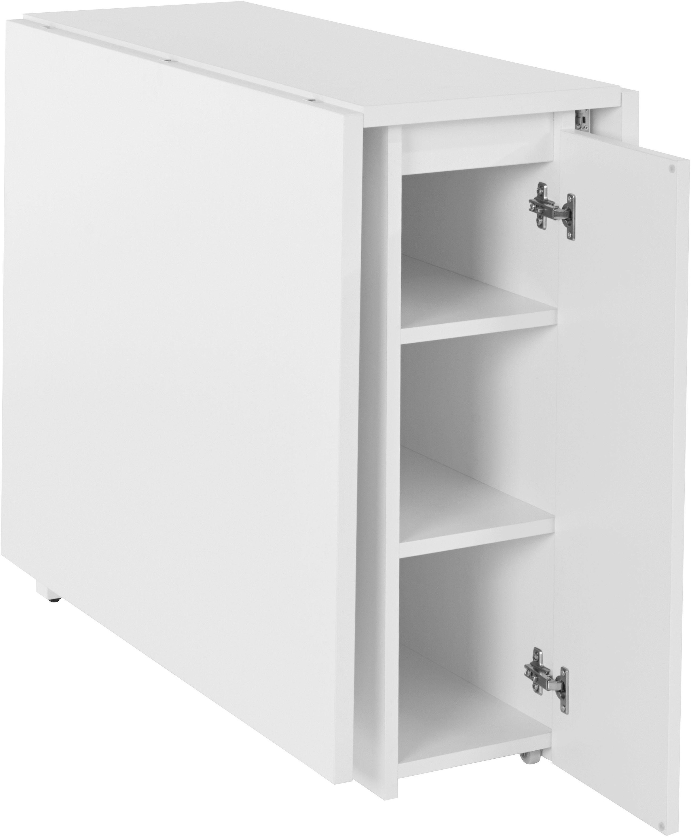 Woodman Table de salle à manger »Jasper« mit einer rechteckigen Tischplatte und Auszugsfunktion, Breite 90 cm