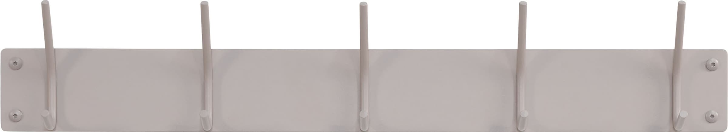 Spinder Design Garderobenhaken Metall, Zeitloses Design, 5 Haken, Breite 70 cm