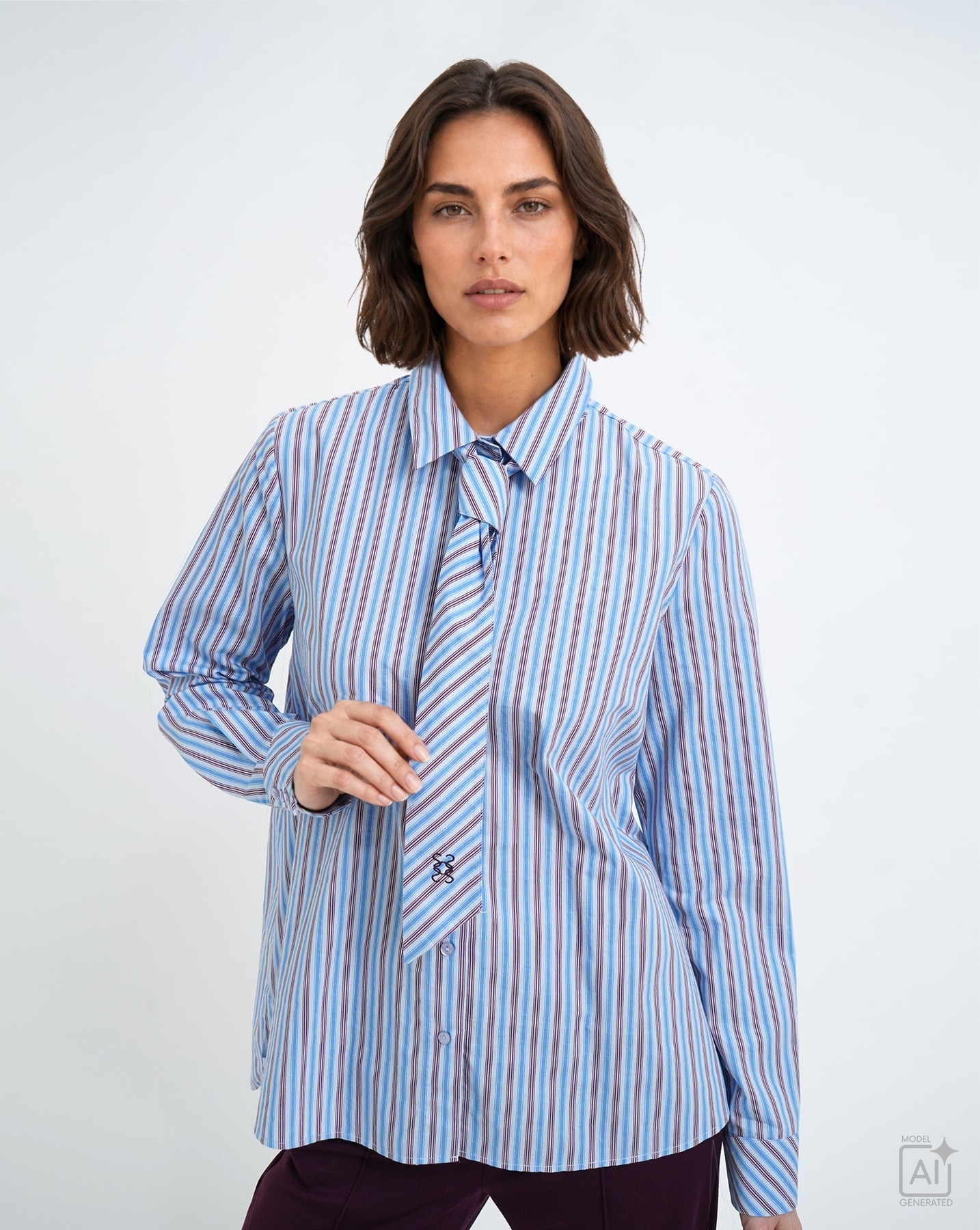 Smith & Soul Blouse chemise mit passender Krawatte