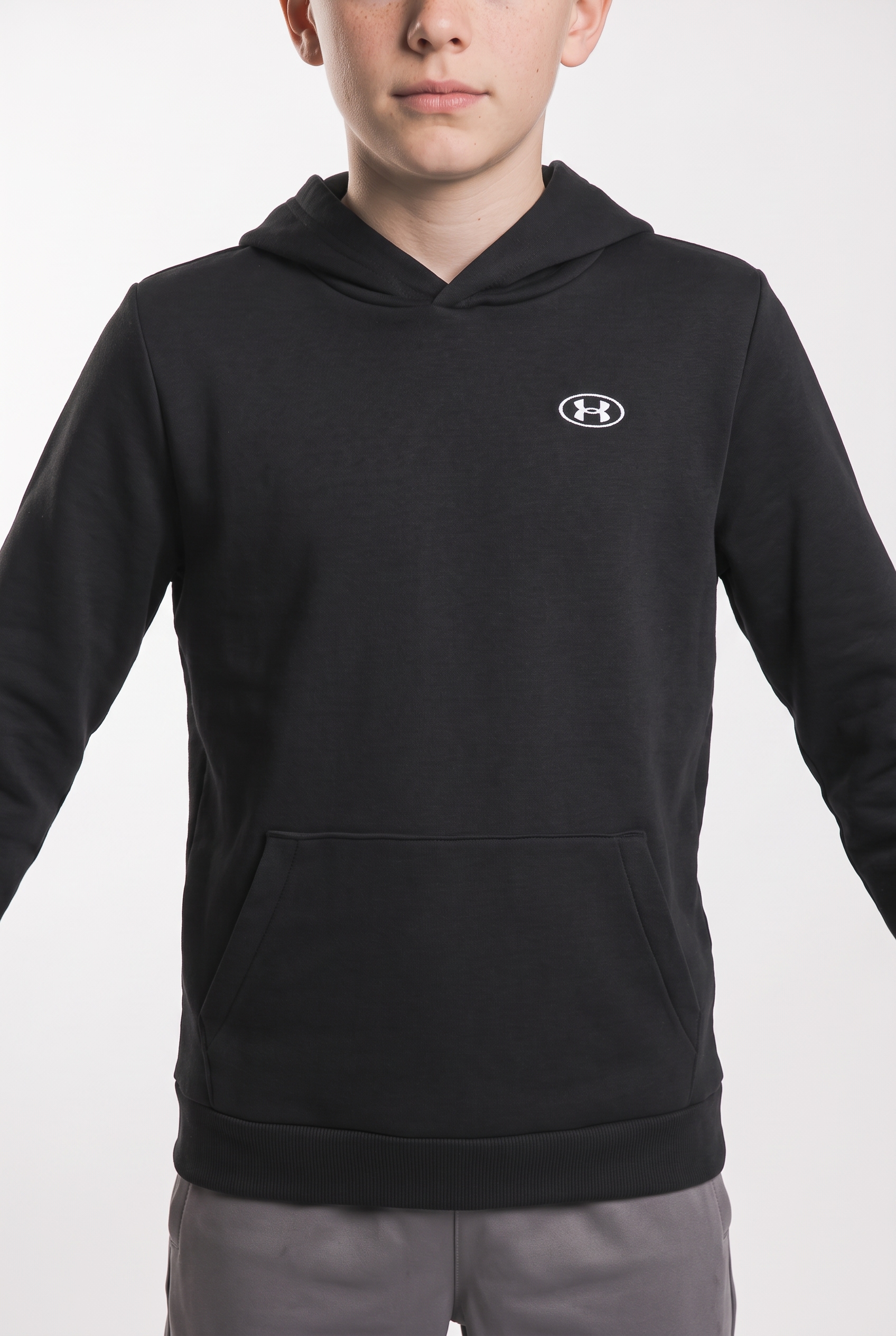 Under Armour® Kapuzensweatshirt »UA B RIVAL FLEECE HOODIE«, für Jugendliche, mit Kapuze, aus Baumwolle und Polyester
