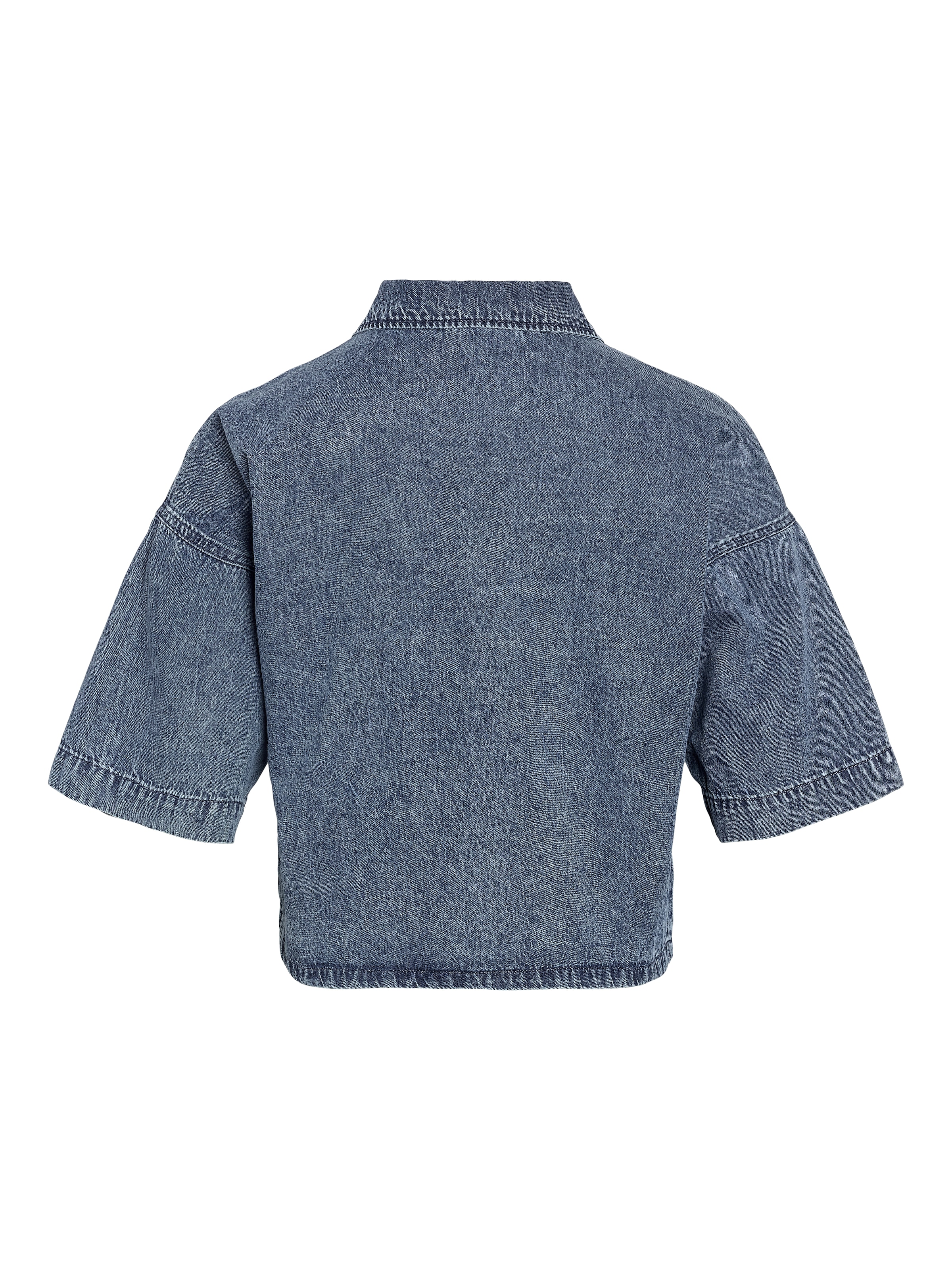 Noisy may Jeansbluse »NMENZA S/S REG CROP SHIRT MG004MB NOOS«