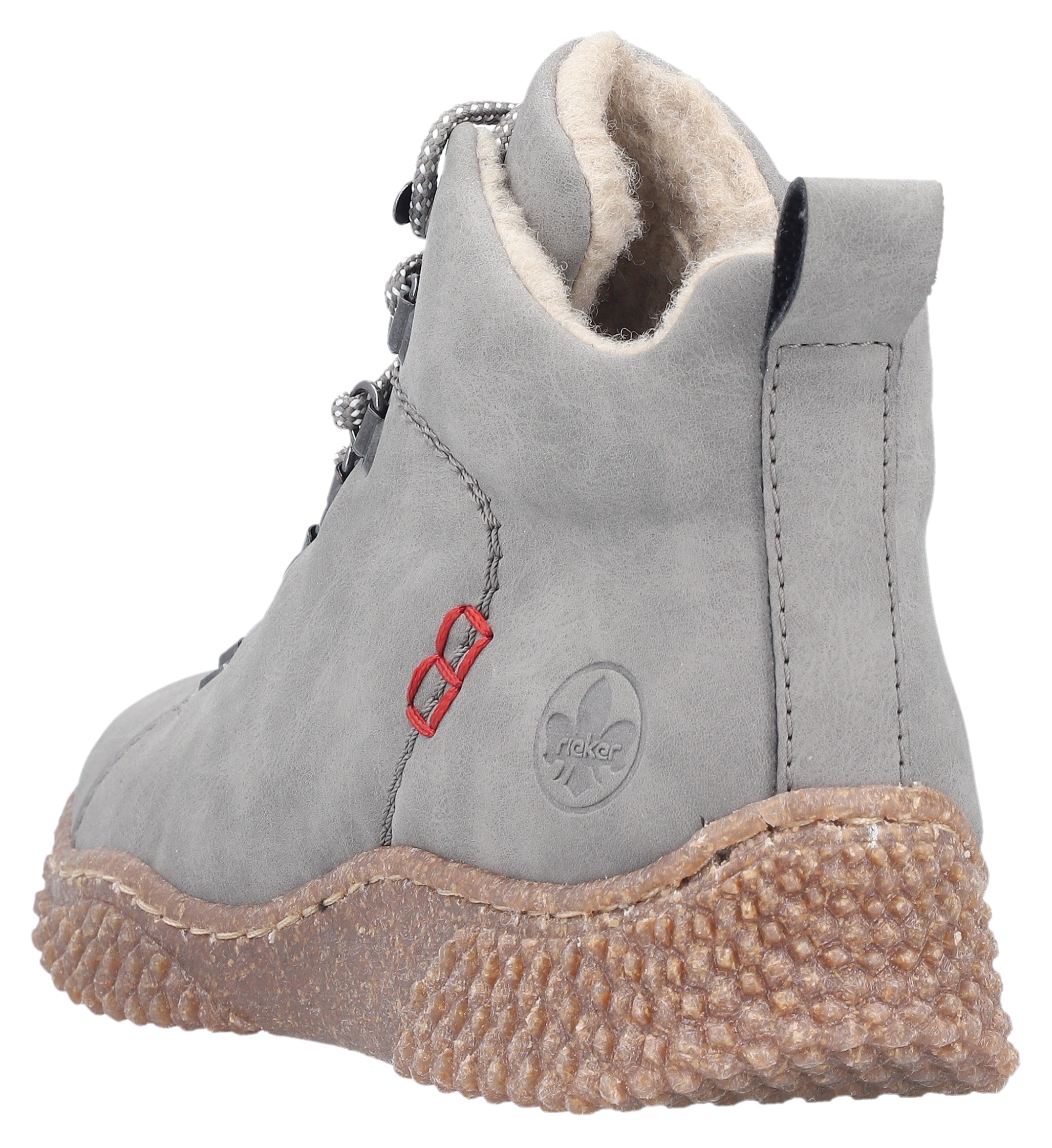 Rieker Winterboots  Schnürboots, Stiefelette, Profilsohle, mit Anziehlasche