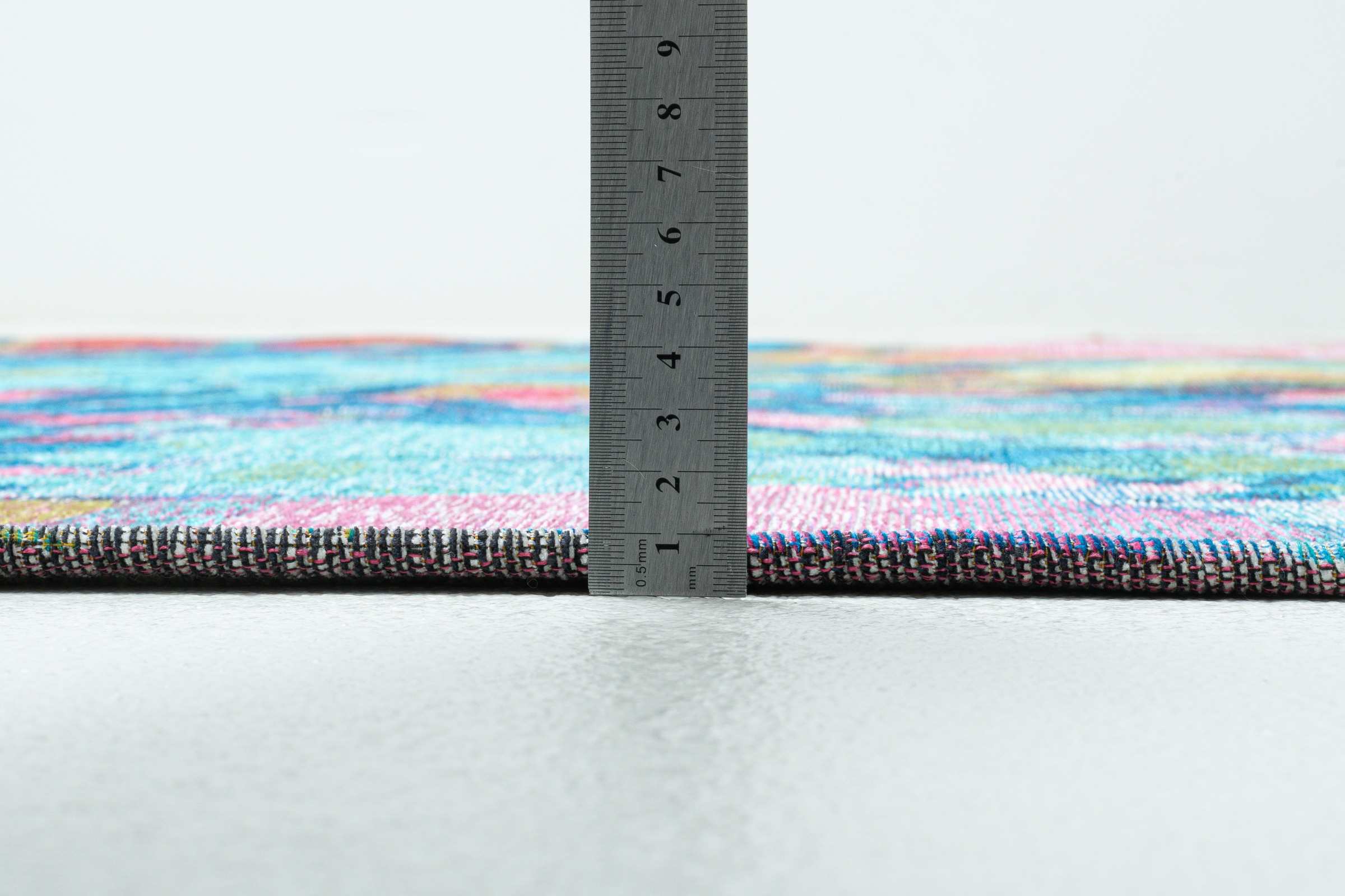 Sansibar Tapis »Keitum 006« Rectangulaire 3 mm Höhe Flachgewebe, modernes Design, Motiv Totenkopf & gekreuzte Säbel