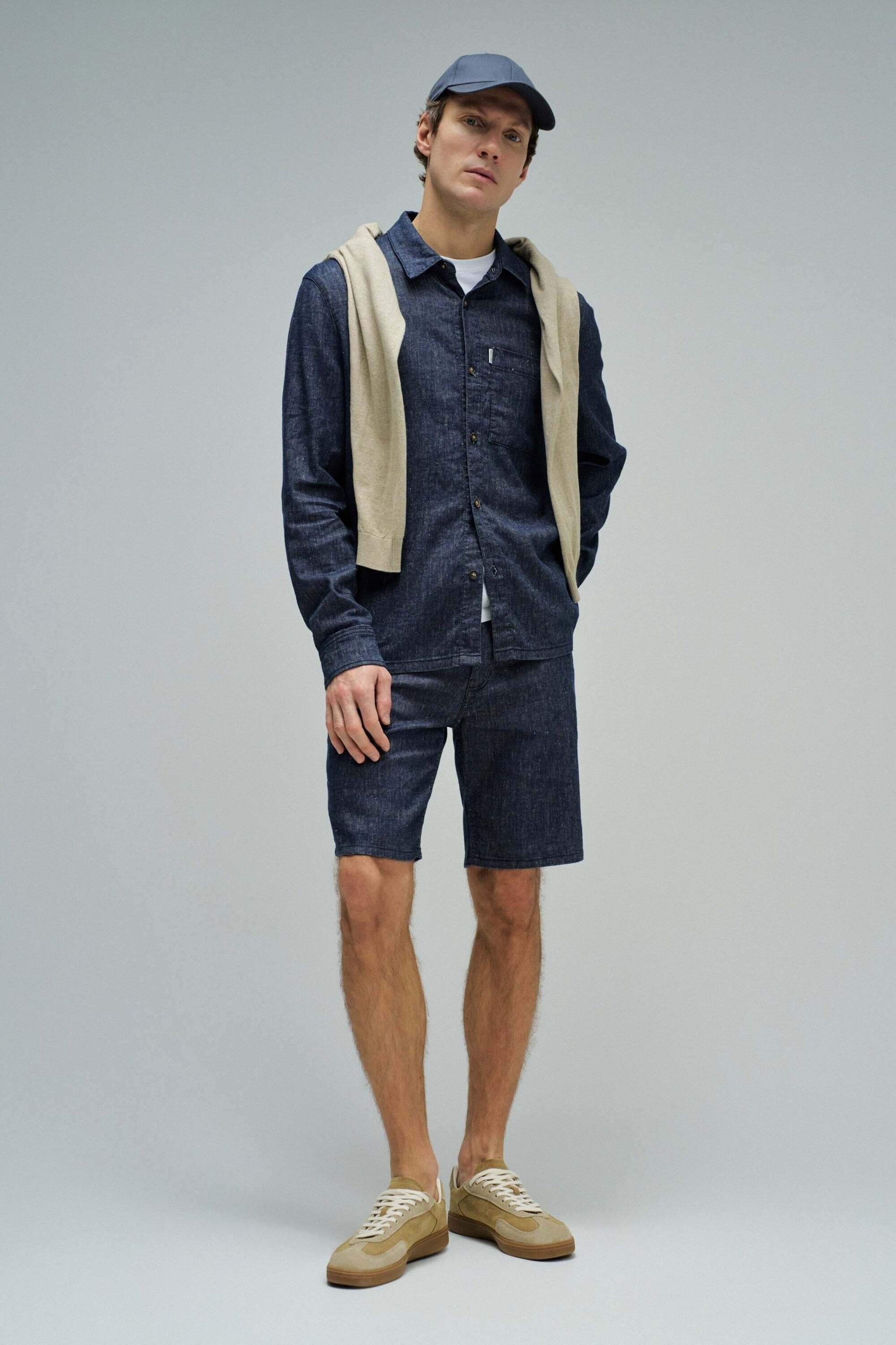 Salsa Leinenhemd »Salsa Jeans Leinenhemd Indigo Linen«