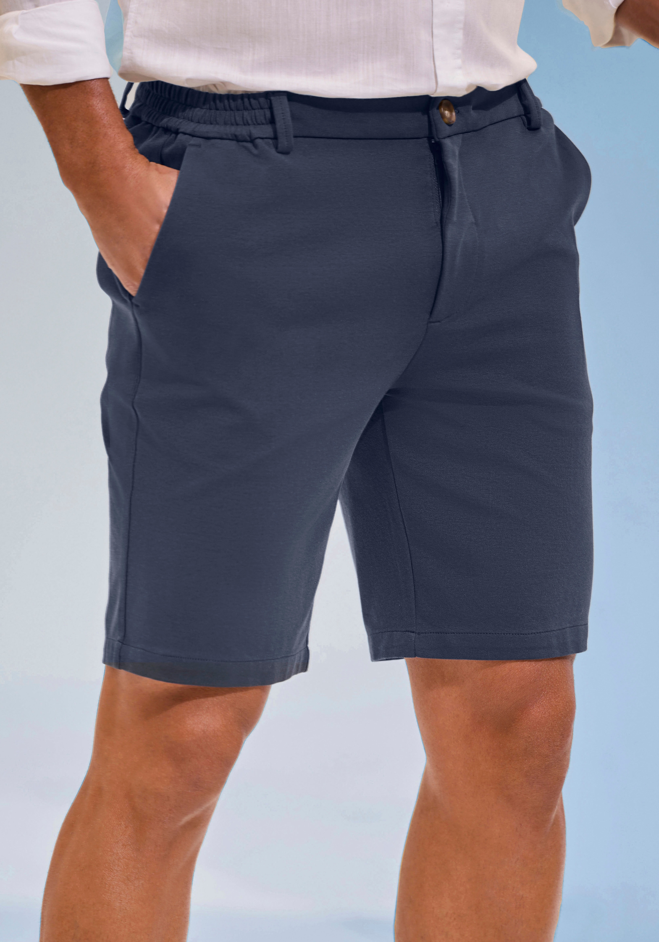 H.I.S Short », Dehnbund-Hose mit seitlichem Gummizug,  auch in grossen Grössen«  Ceinture confort - particulièrement confortable
