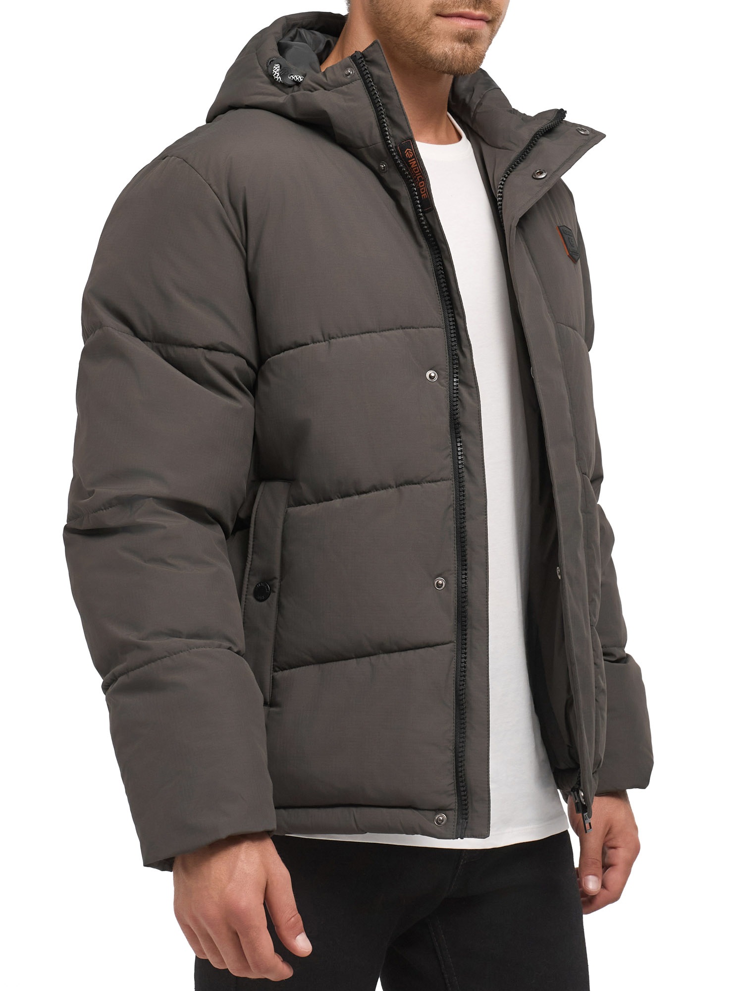 Indicode Steppjacke »INLaurill« mit Kapuze Kunstfaser, regular fit