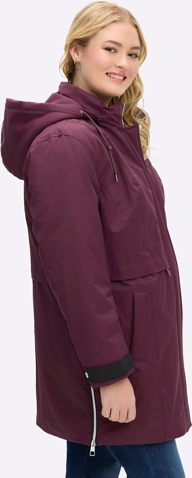 Sheego Langjacke mitKapuze