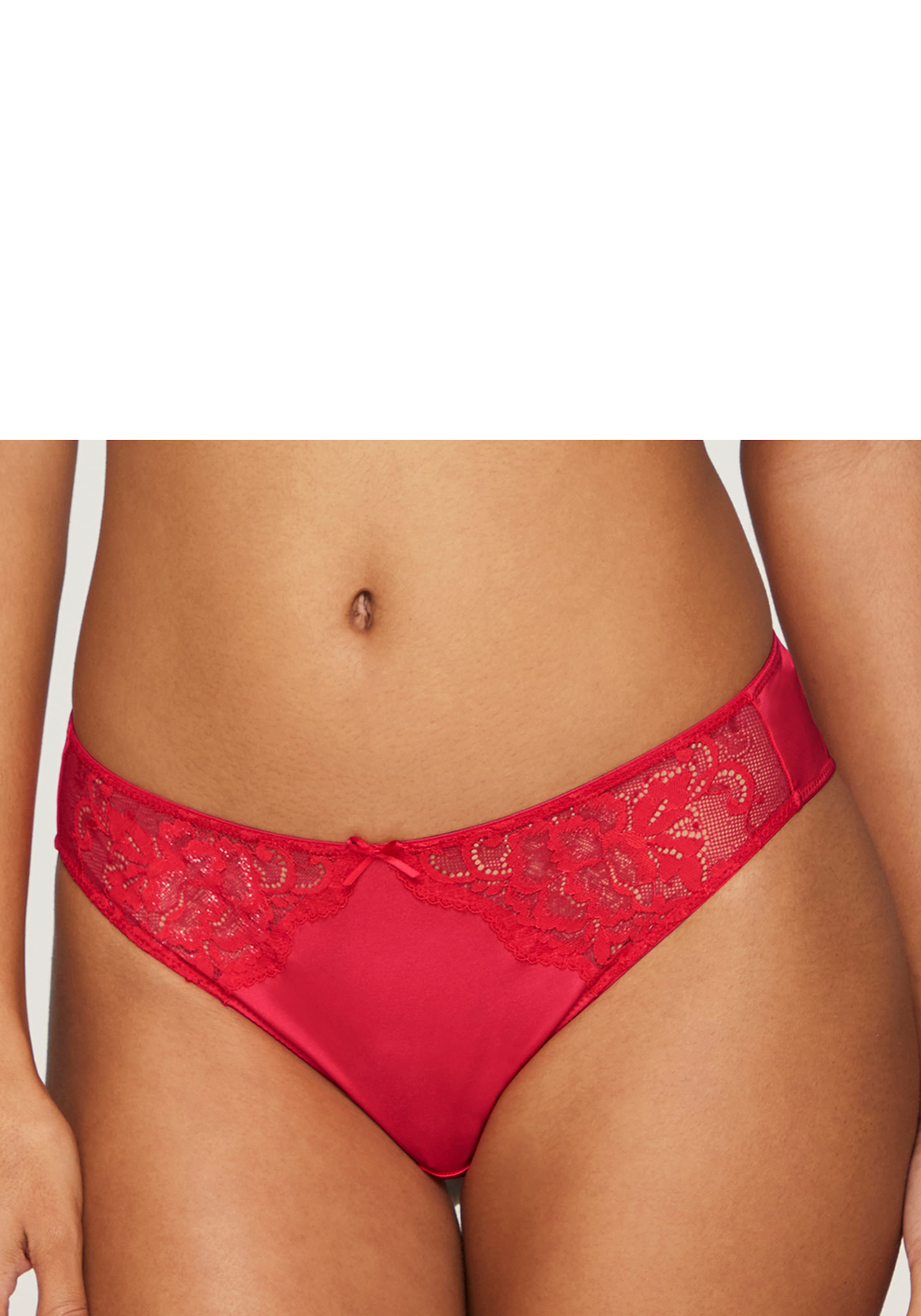 petite fleur by Lascana Slip Paquet, 3 pièces,  avec dentelle florale et microtouch doux