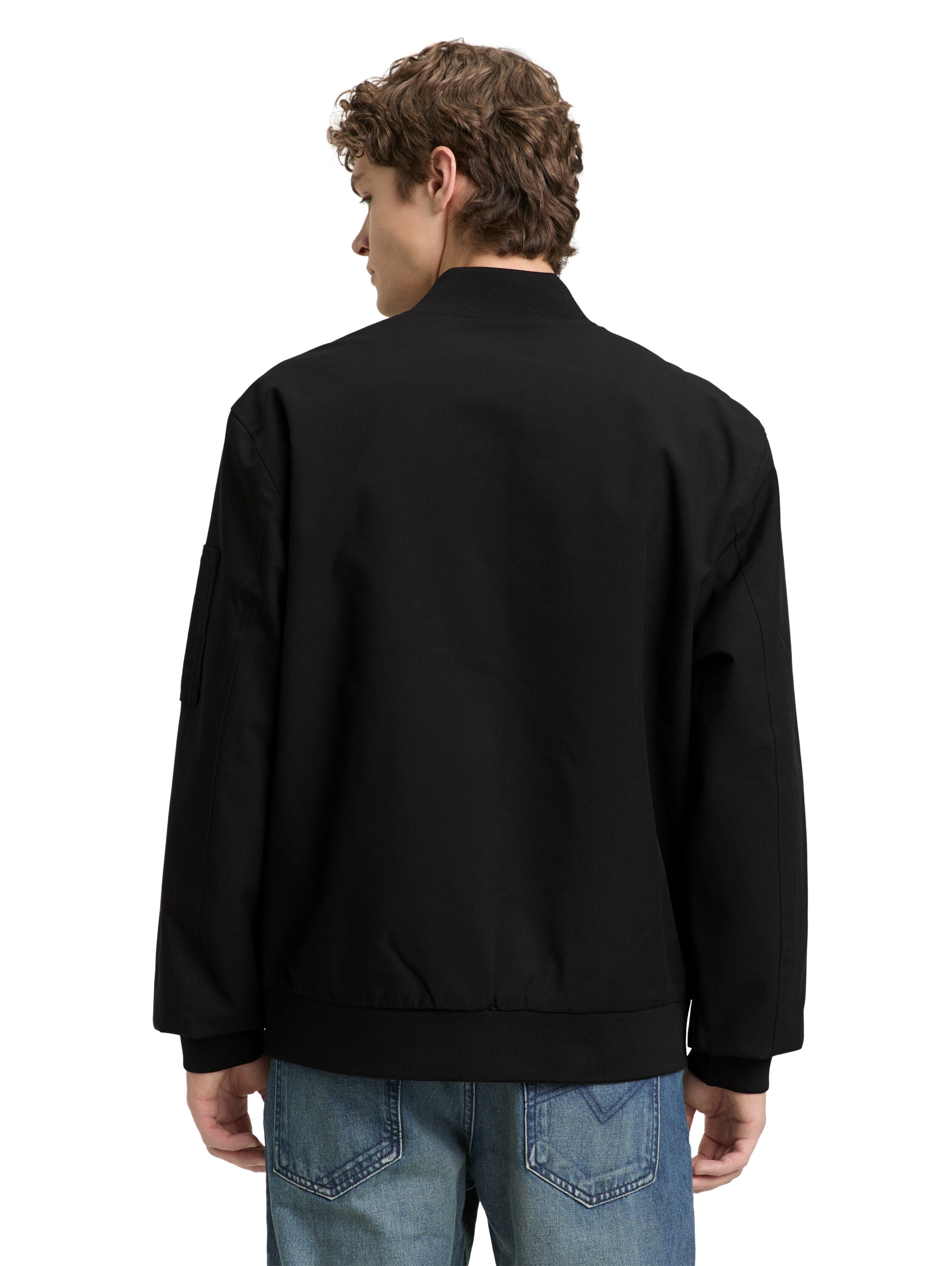 TOM TAILOR Denim Veste bomber mit Taschen