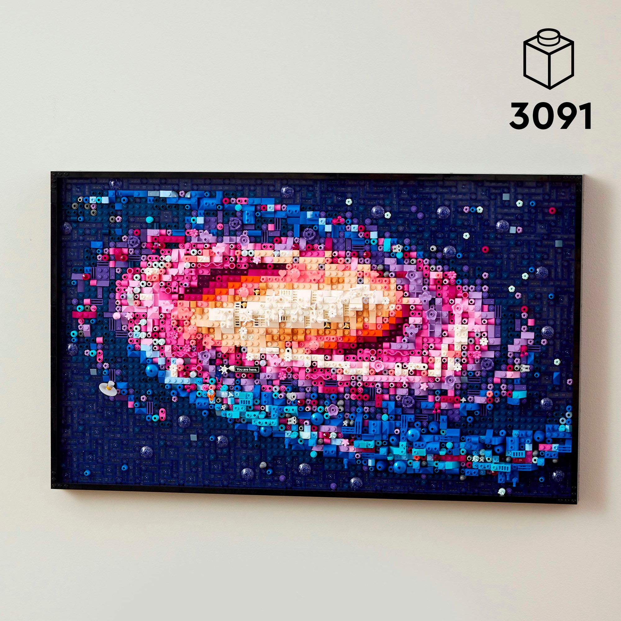LEGO® Konstruktionsspielsteine »Die Milchstrassen-Galaxie (31212), LEGO ART« Made in Europe