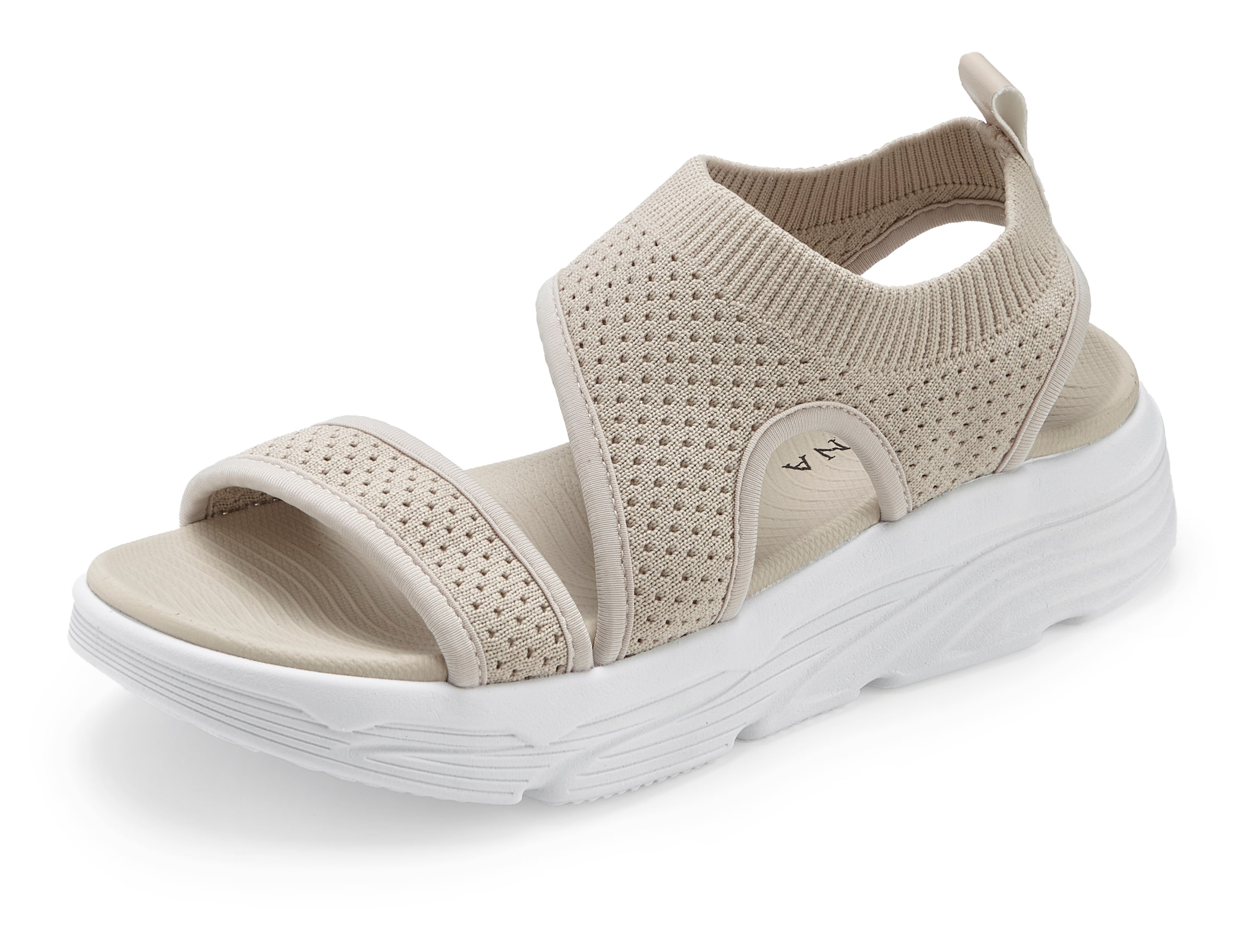 LASCANA Sandale »Sommerschuh«  sandalette, chaussure d'été en textile élastique particulièrement légère VEGAN