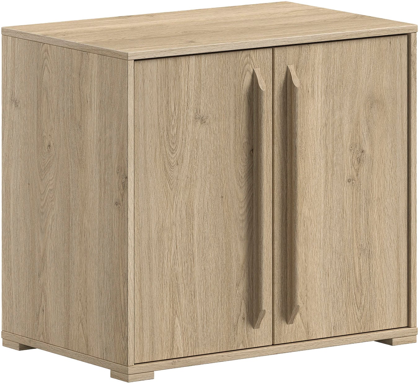 Vipack Commode »SAM mit 2 Drehtüren, dahinter 1 Fachböden, universell einsetzbar« L/H/P env. 67,7x61,7x43 cm, portes avec soft-close,  Surface facile d'entretien en chêne ou décor blanc