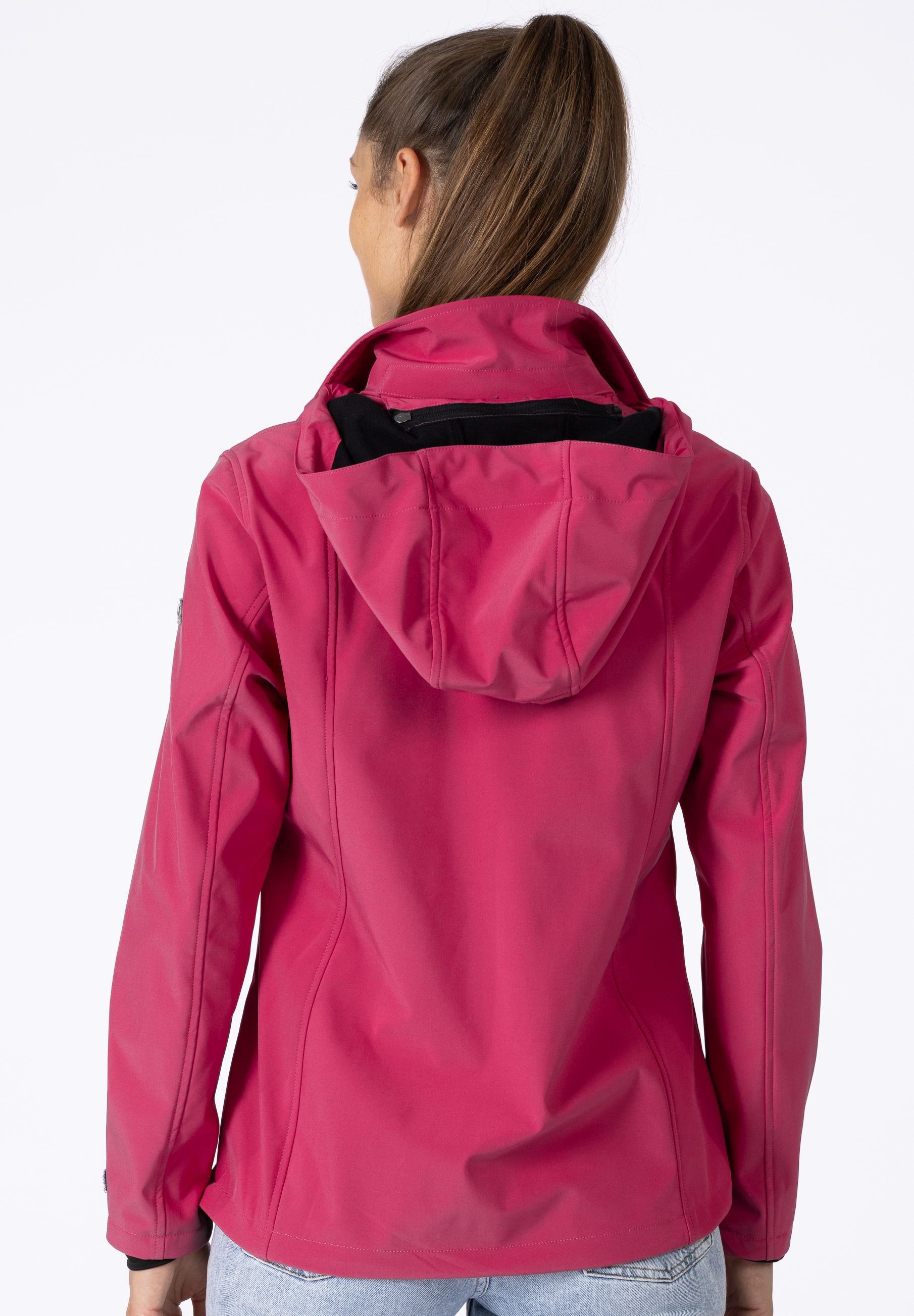 DEPROC Active Softshelljacke »DECORAH PEAK V WOMEN« mit abnehmbarer Kapuze