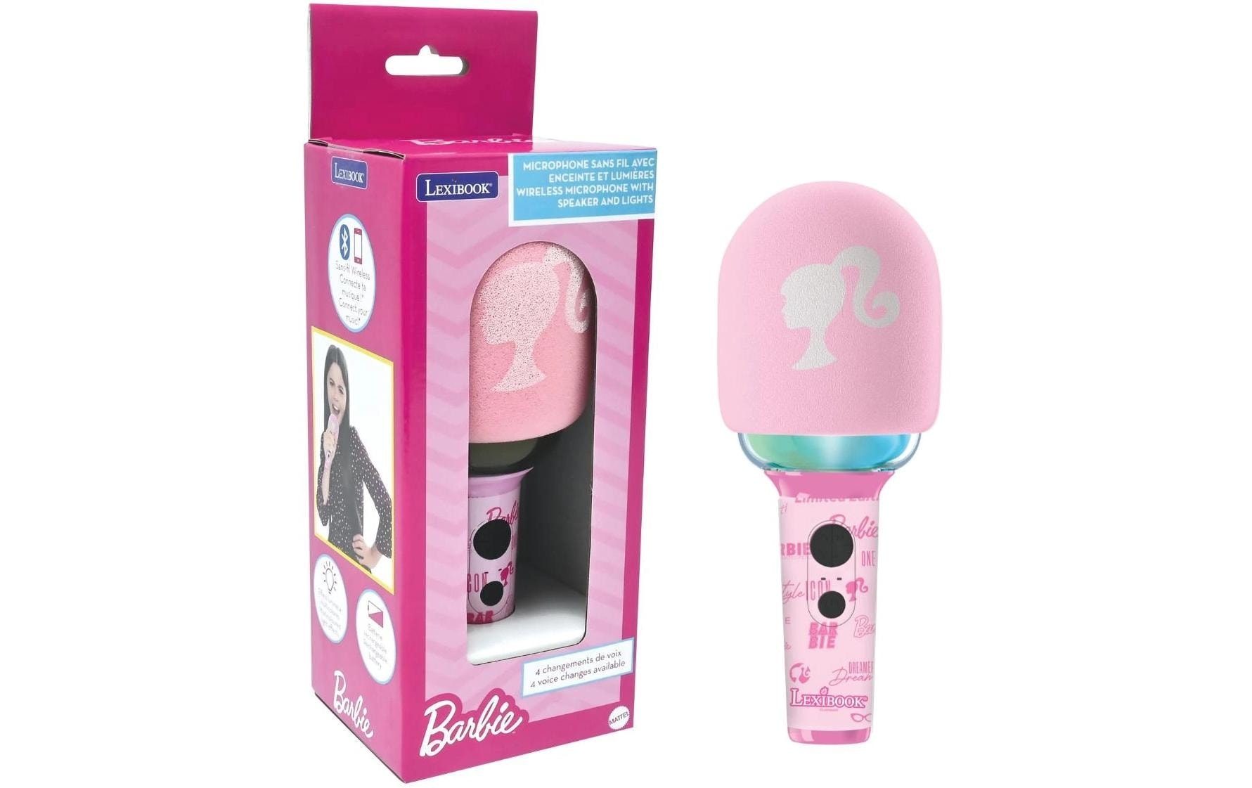 Lexibook® Microphone »Karaoke Bluetooth-/Wireless-Mikrofon Barbie«