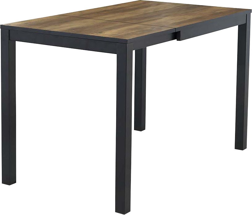 Jockenhöfer Gruppe Table de salle à manger »Barista« ausziehbar in zwei Grössen, platzsparend, Metalluntergestell