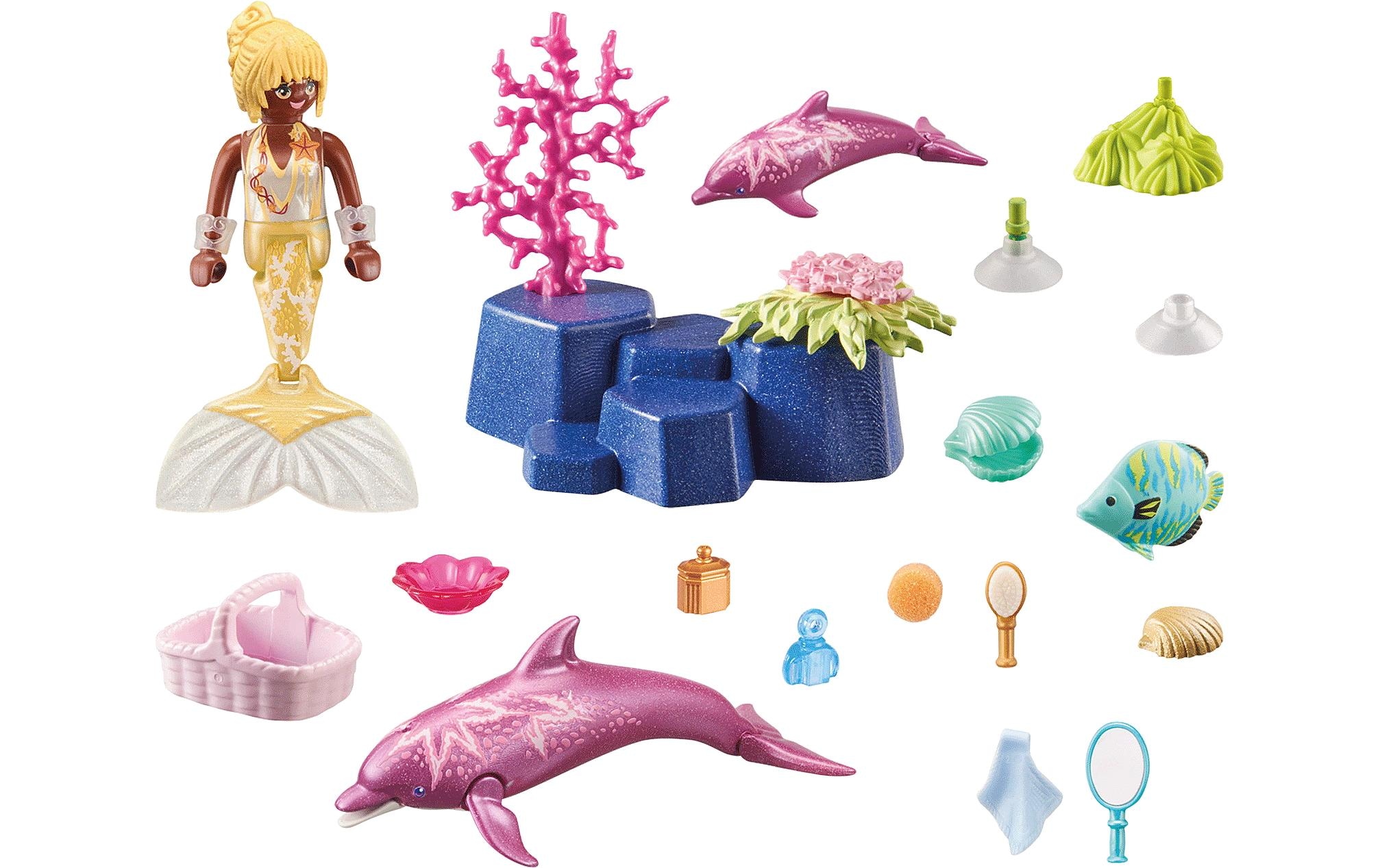 Playmobil® Briques de jeu »Princess Magic Meerjungfrau mit Delfinen 71501«
