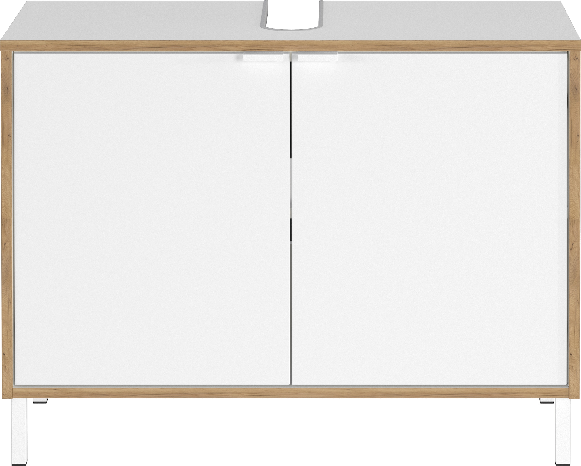 GERMANIA Armoire sous lavabo »GW-Topeka« 1 cuis tlg. mit Siphonausschnitt