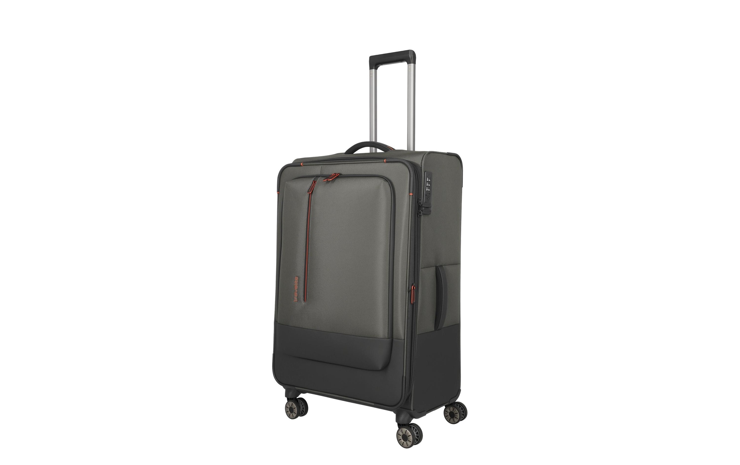 travelite Trolley »travelite Crosslite Trolley L Erweiterbar, 88 l« 88 l 4 Rollen