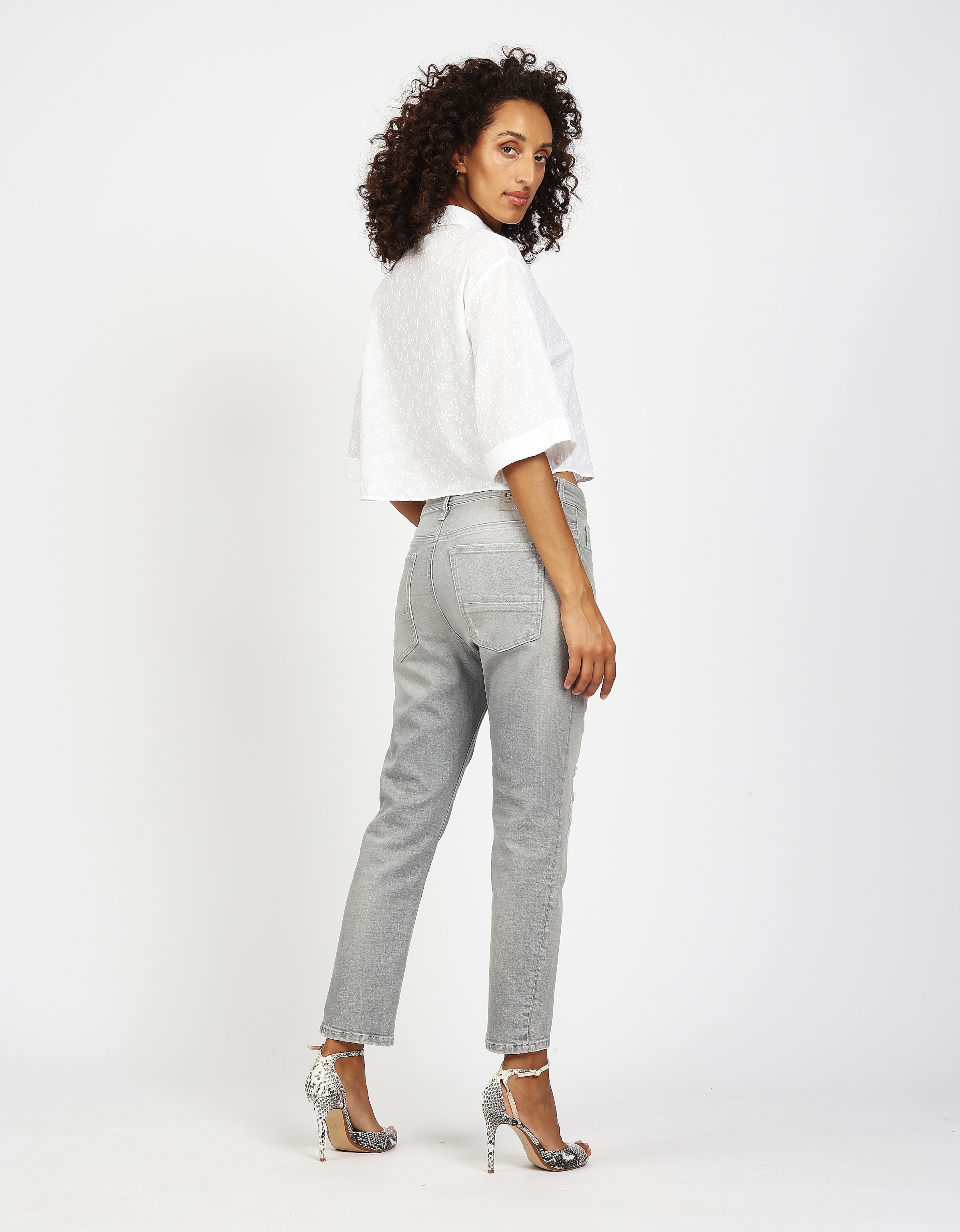 GANG Jeans boyfriend »94NICA CROPPED« mit geraden und verkürzten Beinverlauf