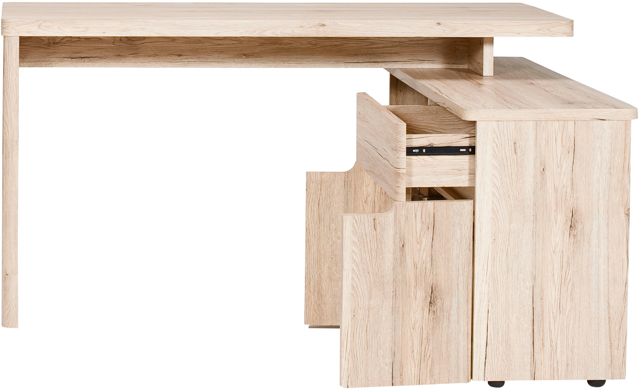 Jahnke Bureau d'angle »CU-LIBRE 150 E« 1 cuis tlg. montable dans les deux sens