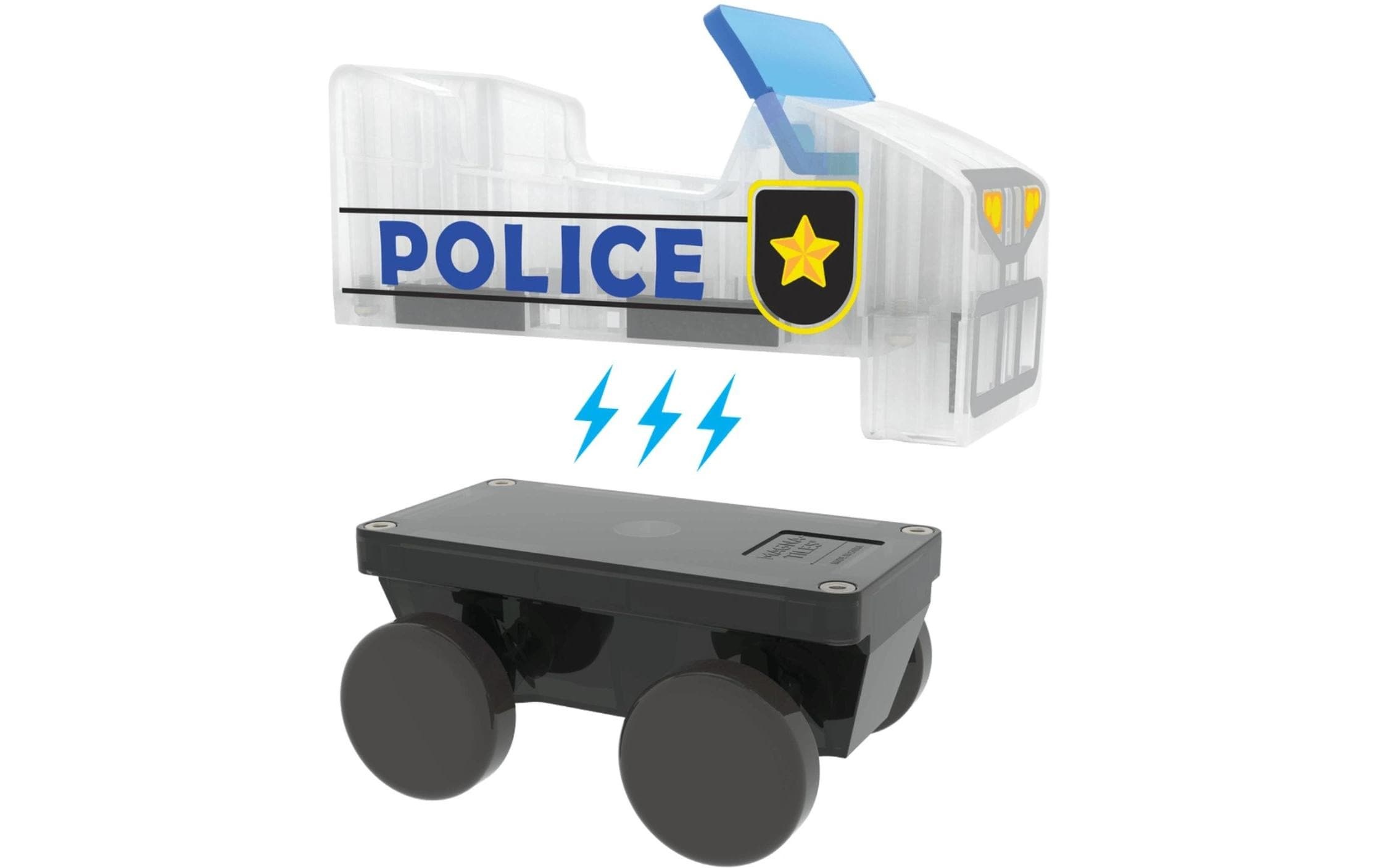   Steinbaukasten »Magna-Tiles Police Patrol 20 Teile«