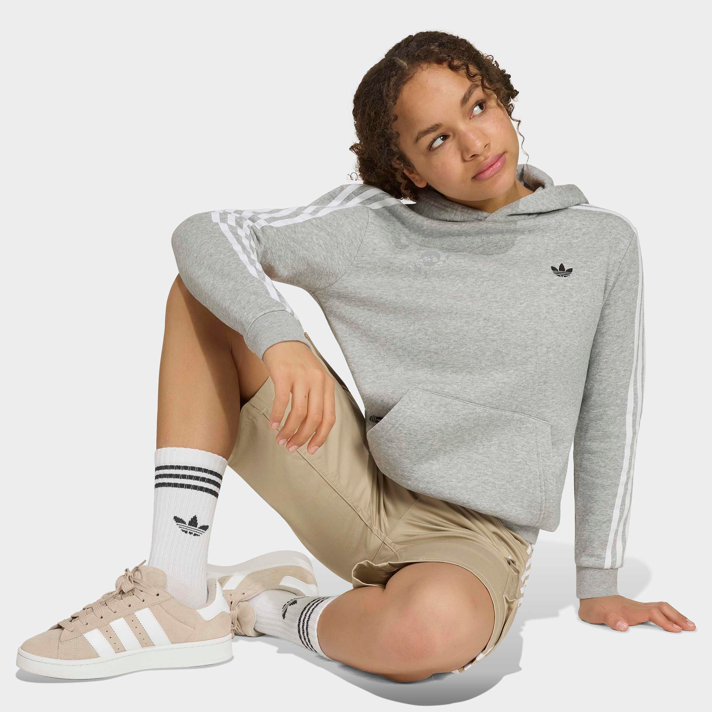 adidas Originals Sweat à capuche »GRAFIK-HOODIE, LOCKER GESCHNITTEN«
