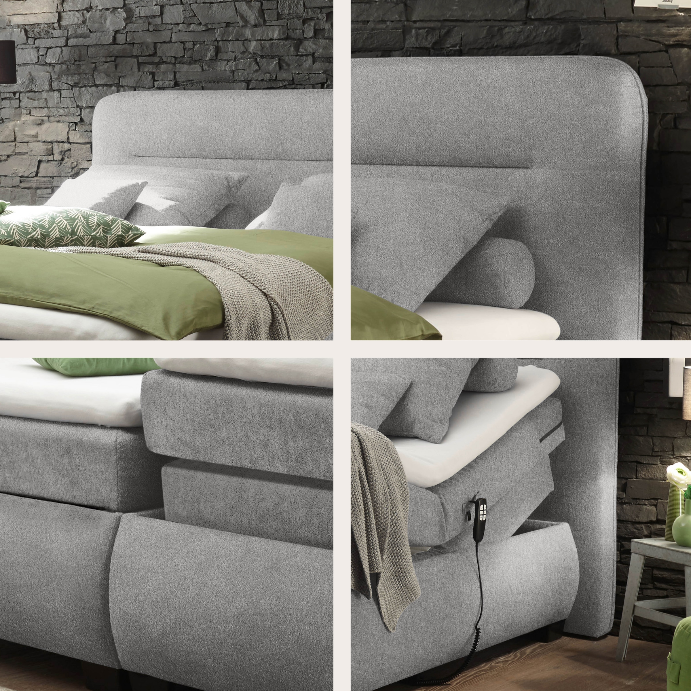 ED EXCITING DESIGN Boxspringbett »Evolution« inkl. Motor und Topper