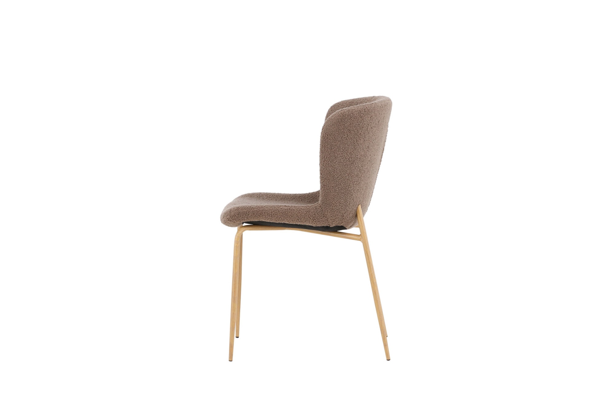Venture Home Chaise de salle à manger »Modesto, 2er-Set Esszimmerstühle Teddy mit Stahlbeinen« () 2 cuischaise rembourrée, revêtement en tissu, pieds en acier, chaude, accueillante, douce