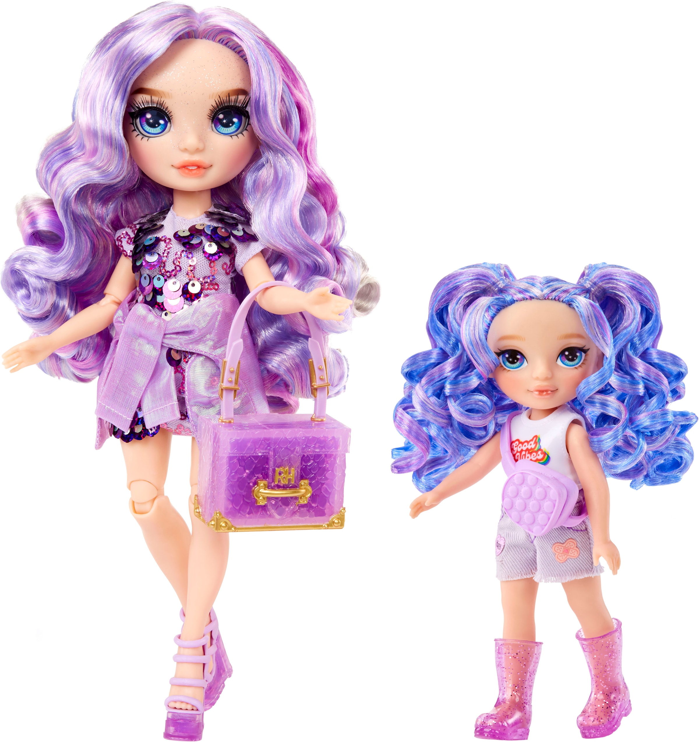 RAINBOW HIGH Anziehpuppe »Rainbow High Littles Dolls - Amethyst (Purple)«