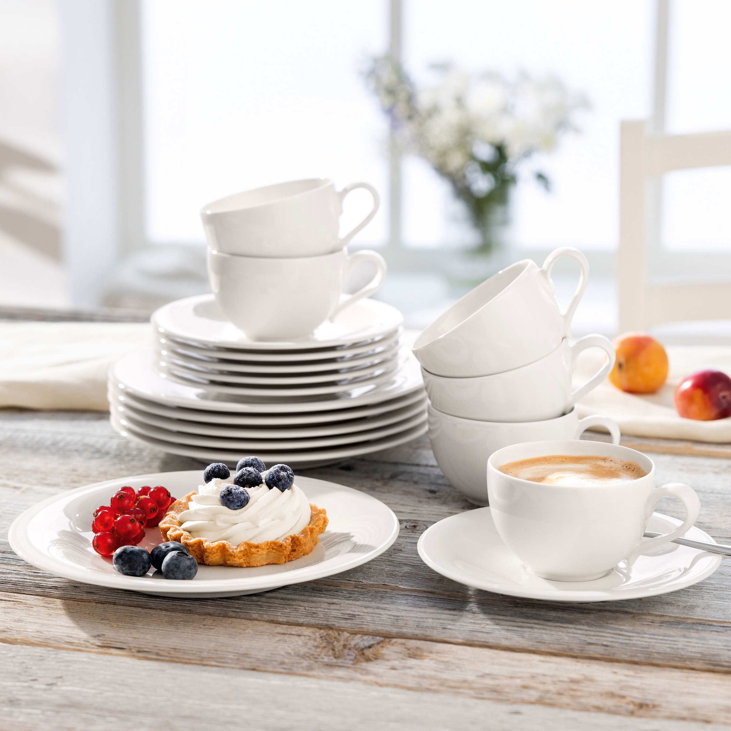 like. by Villeroy & Boch Kaffeeservice »Essential Kaffee-Service« Premium Porzellan