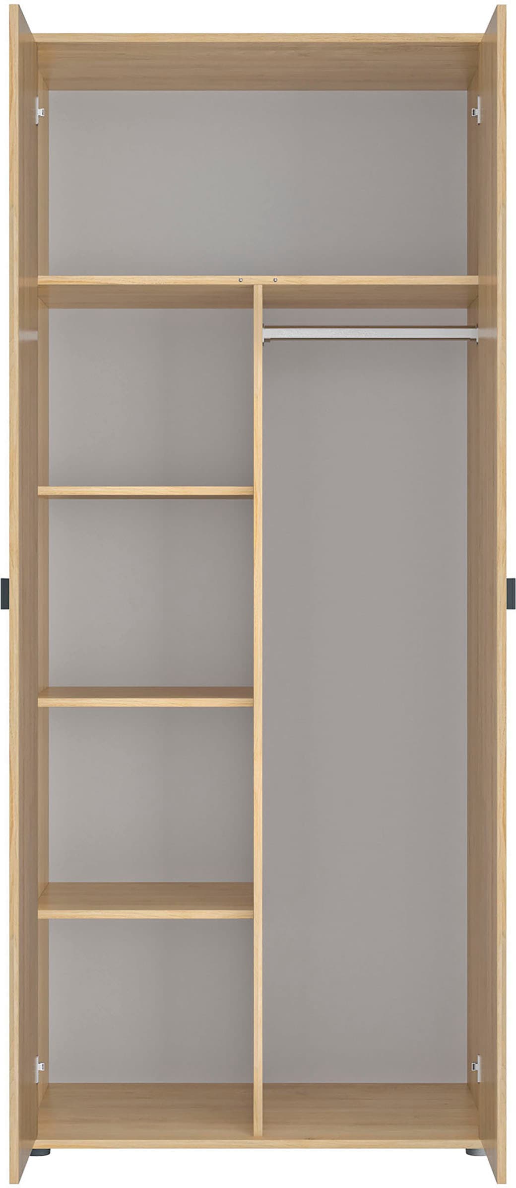 Gami Armoires à vêtements »2-türiger Kleiderschrank« ein einfaches und funktionales, gut eingerichtetes Schrank