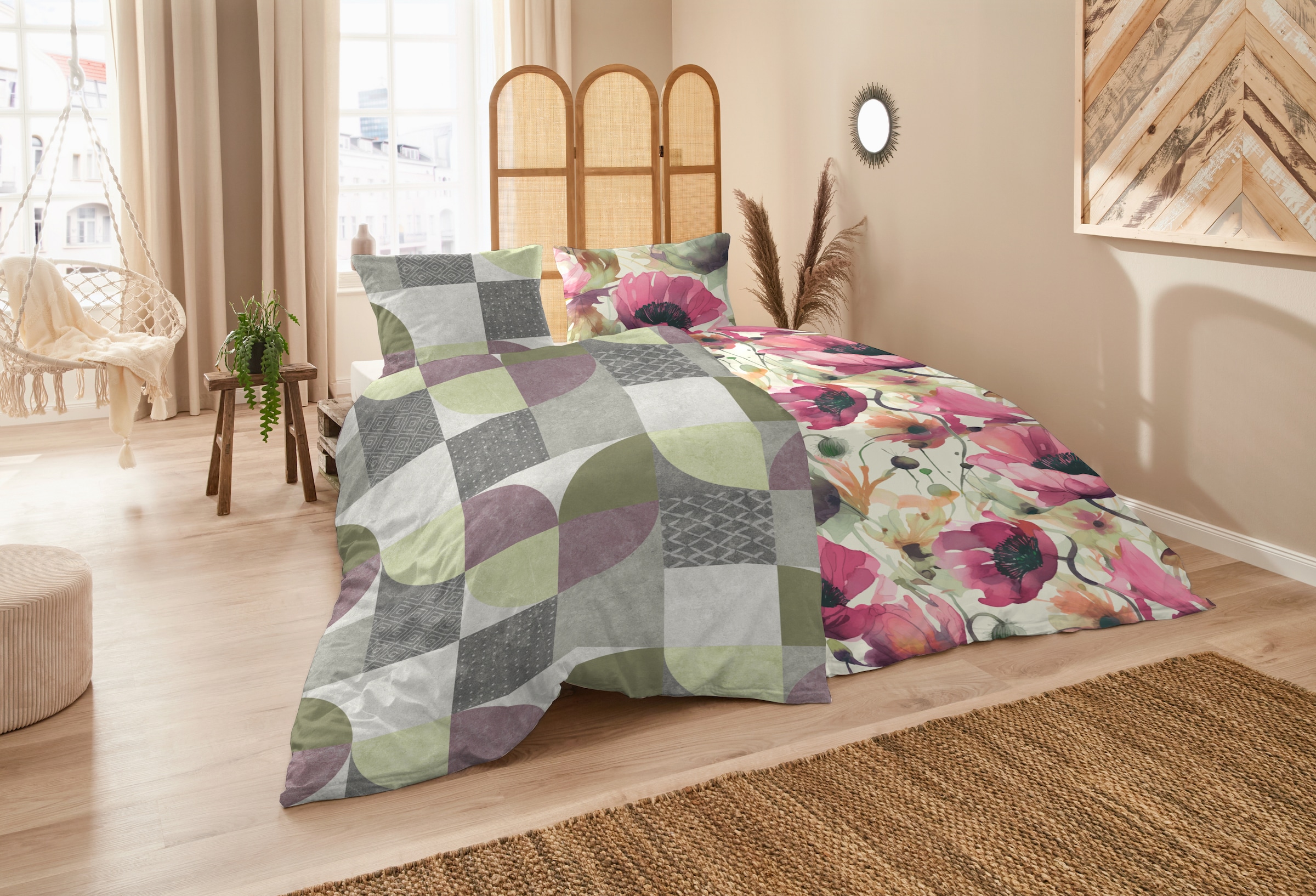 Primera Linge de lit »Feinbiber-Bettwäsche« 2 cuis doux comme du velours et naturellement en pur coton