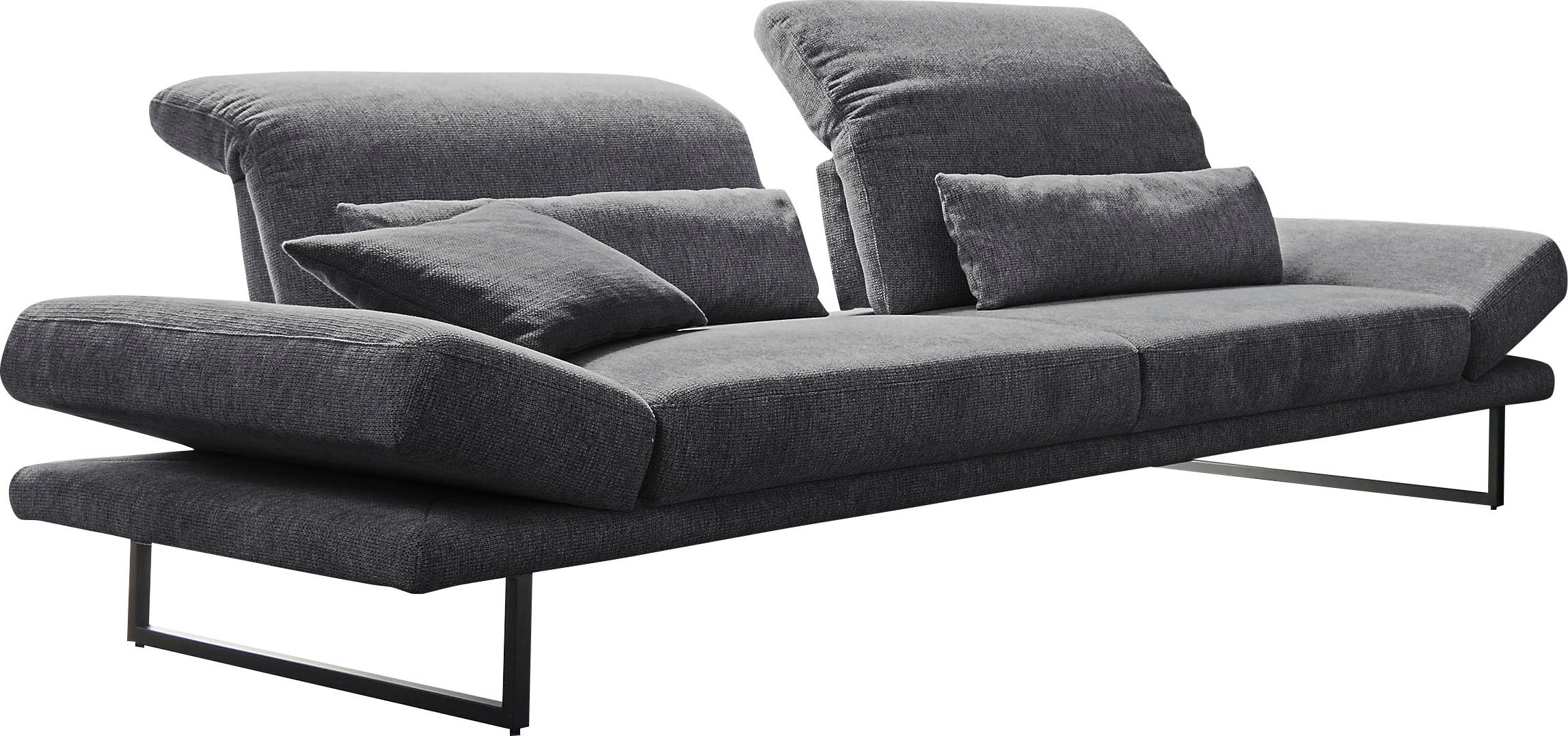 3C Candy 3-places »Mallow Designsofa mit Komfortfunktionen, modern und bequem,« accoudoir et appuie-tête réglables, réglage manuel de la profondeur d'assise