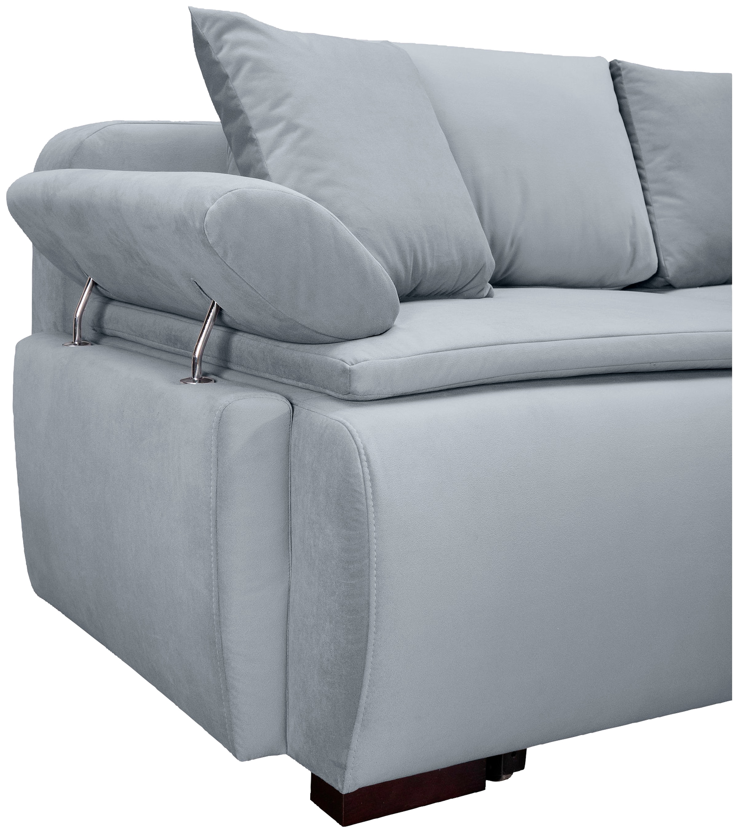 INOSIGN Canapé-lit »Romeo« mit Boxspringaufbau, Bettfunktion & Bettkasten, Dauerschlafsofa