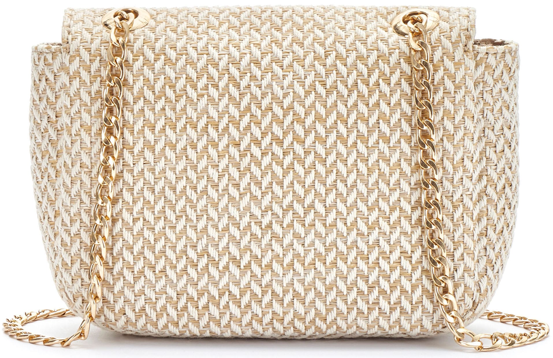 Vivance Sac à bandoulière »Minibag« Handtasche, Henkeltasche, Bast-Optik, Crossbody Bag VEGAN