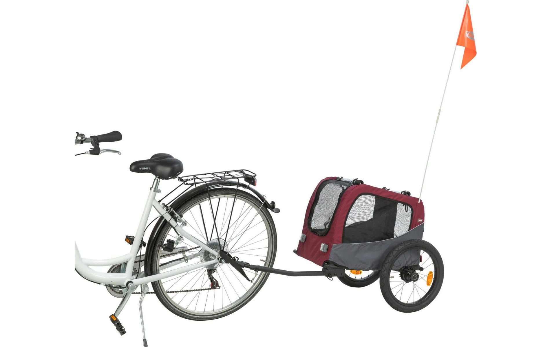 TRIXIE Fahrradhundeanhänger »53 x 60 x 60/117 cm« Fahrradanhänger für Hunde mit Schnellbefestigungssystem