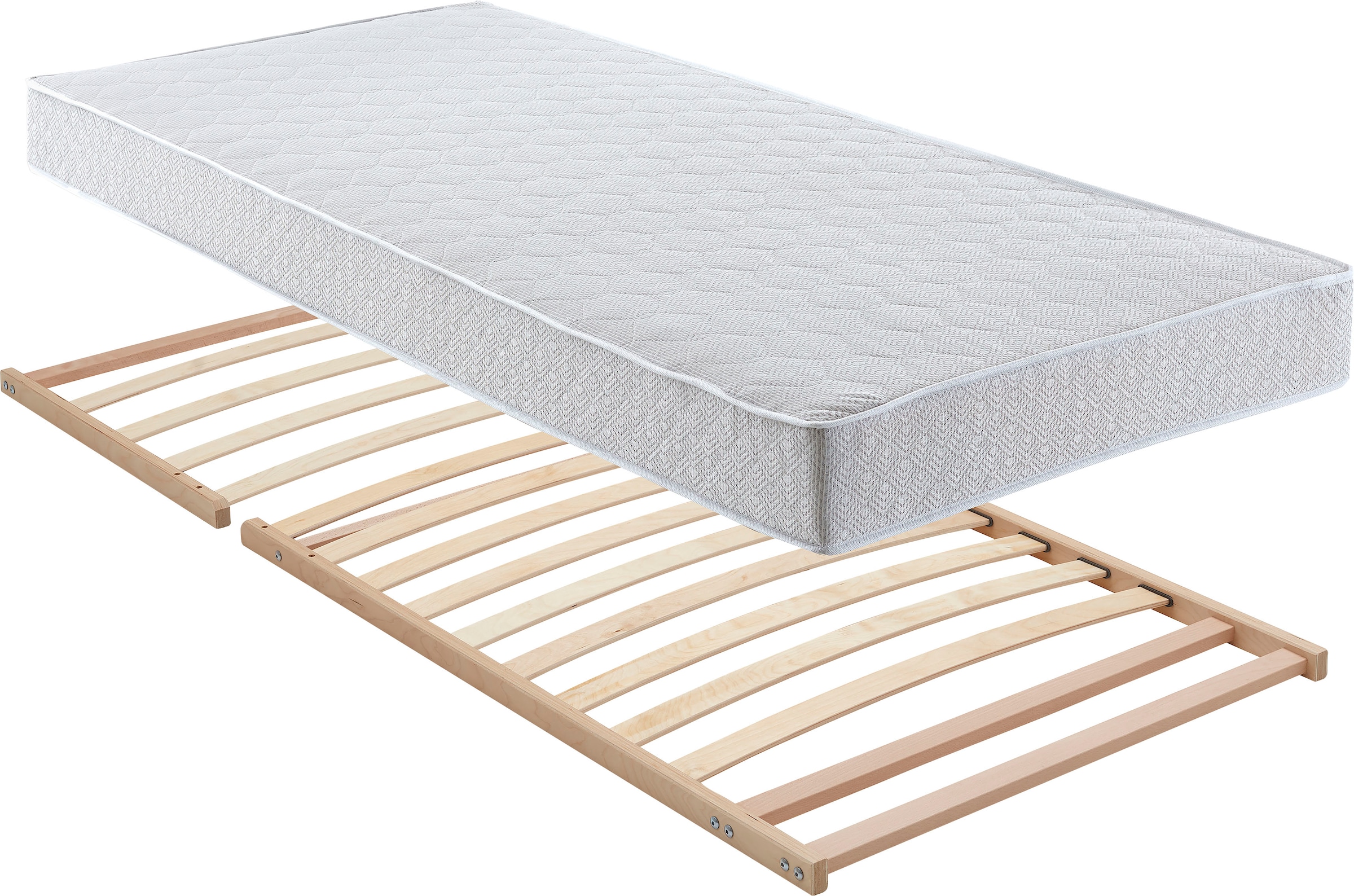 Westfalia Schlafkomfort Lit rembourré mit Bettkasten und Tagesdecke