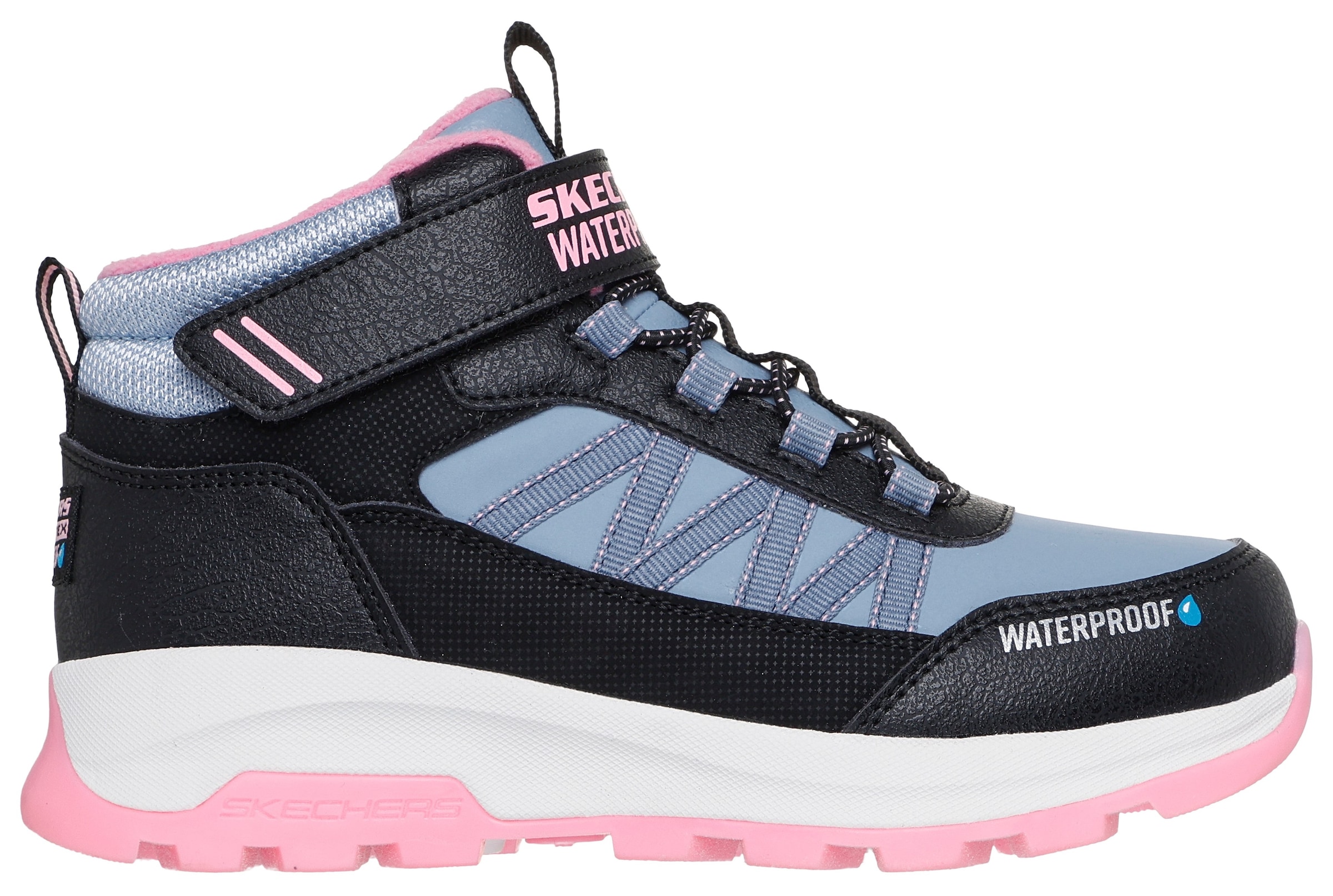 Skechers Klettstiefel »STORM BLAZER«  Winterboots, wasserabweisend, Grössenschablone zum Download