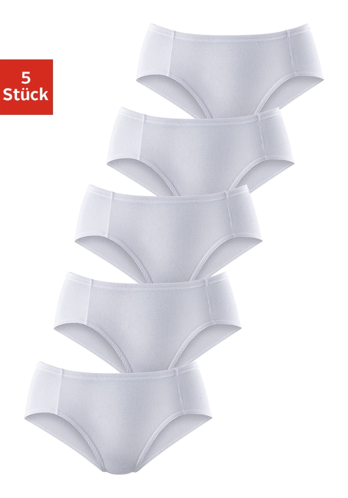 petite fleur by Lascana Culottes de jazz pack de 5,  en piqué doux