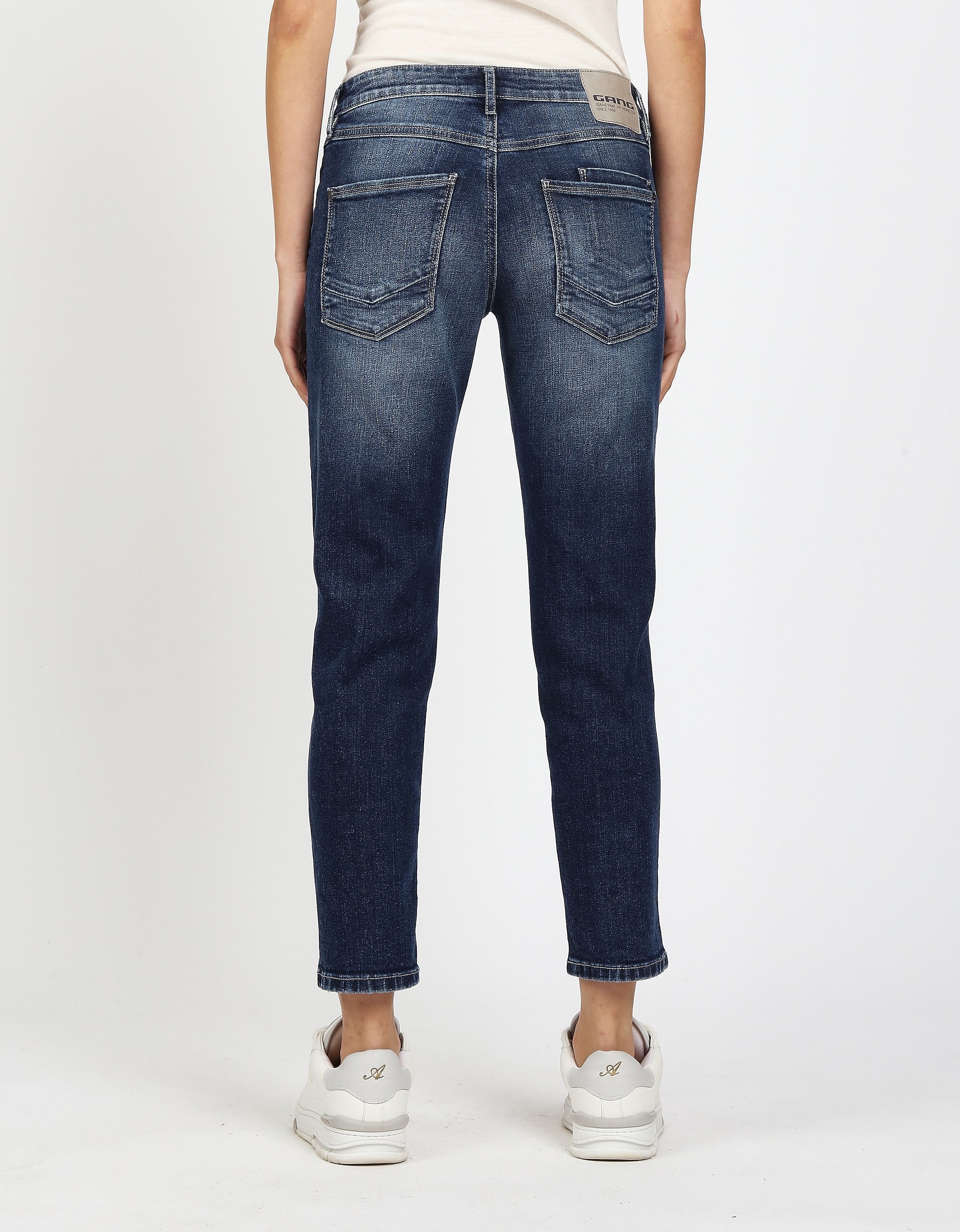 GANG Jeans boyfriend »94NADIA« Style 5 poches avec fermeture éclair et bouton